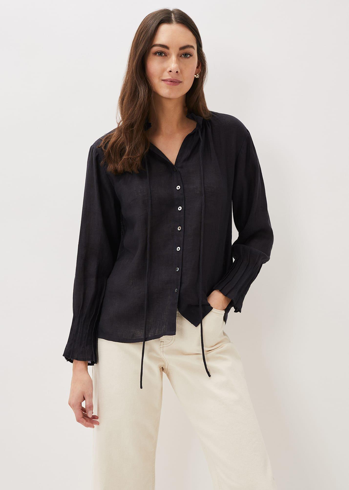Katelynn Linen Blouse