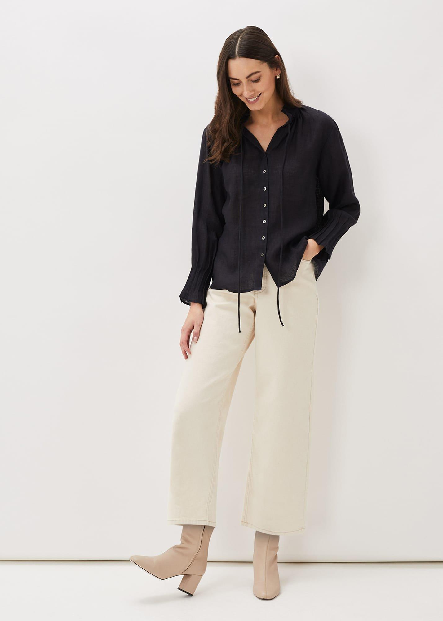 Katelynn Linen Blouse