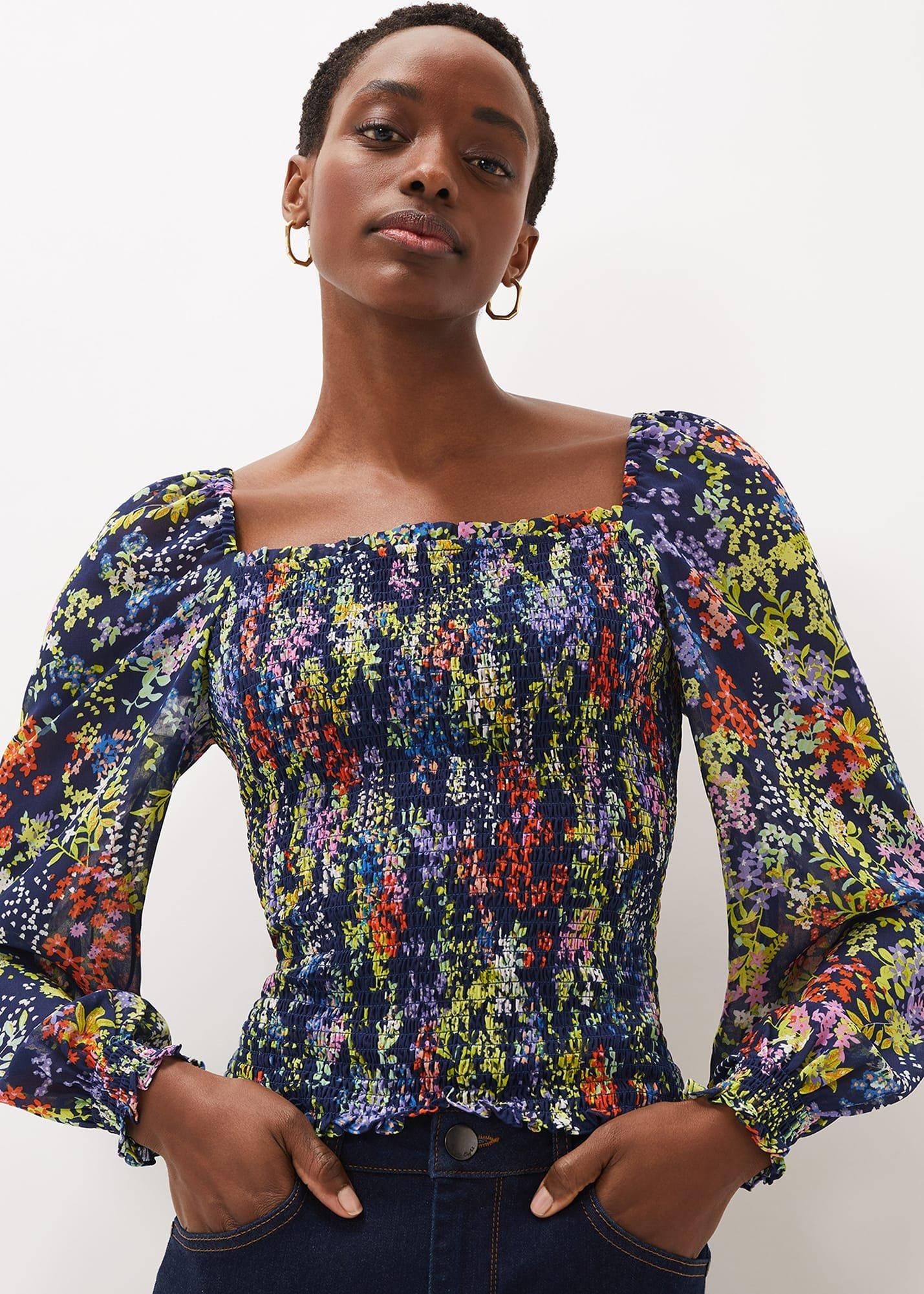 Esty Square Neck Blouse
