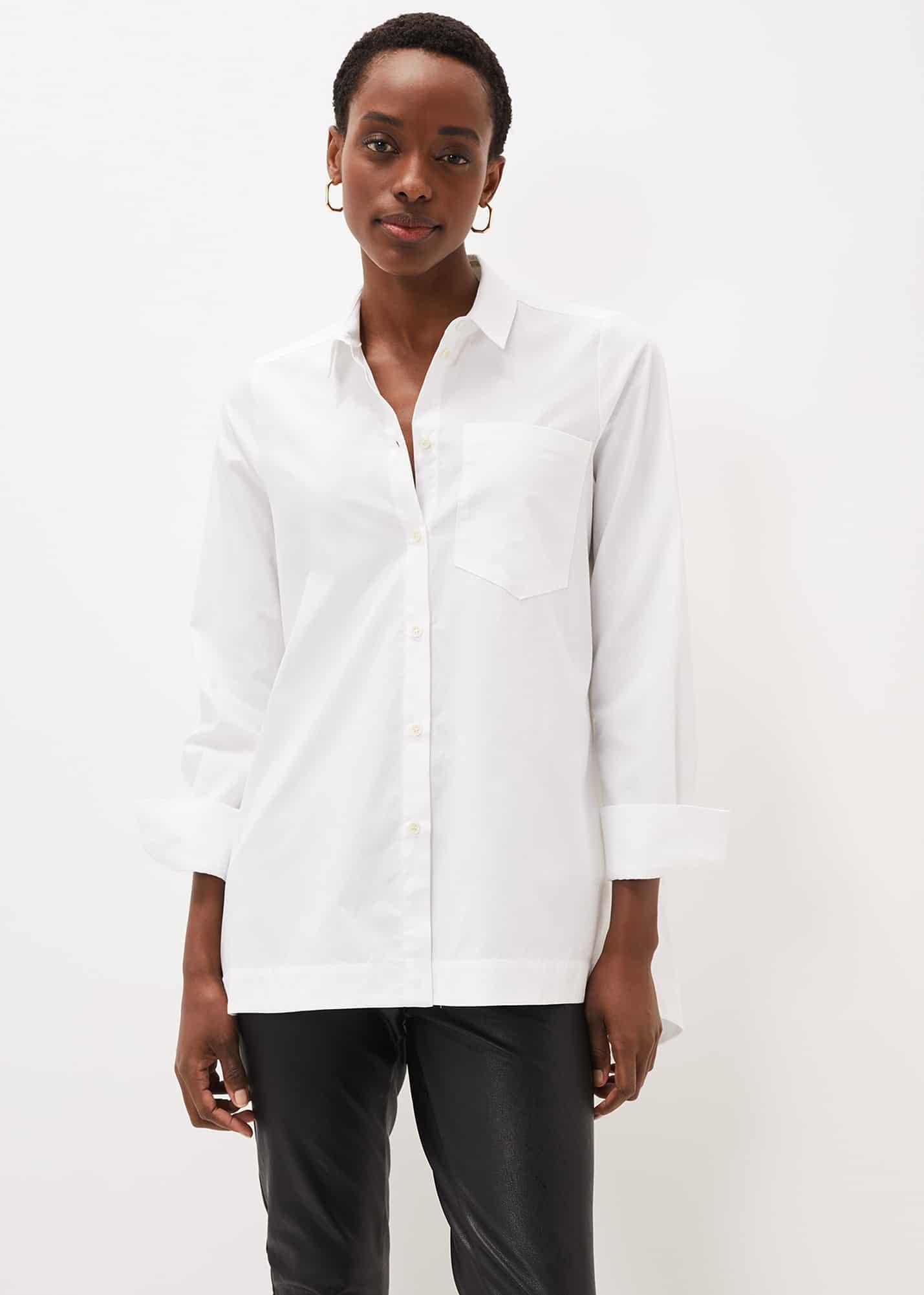 Emme Longline Cotton Shirt