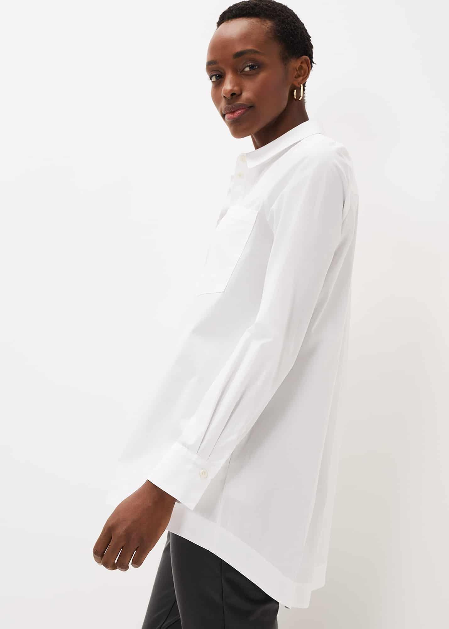 Emme Longline Cotton Shirt