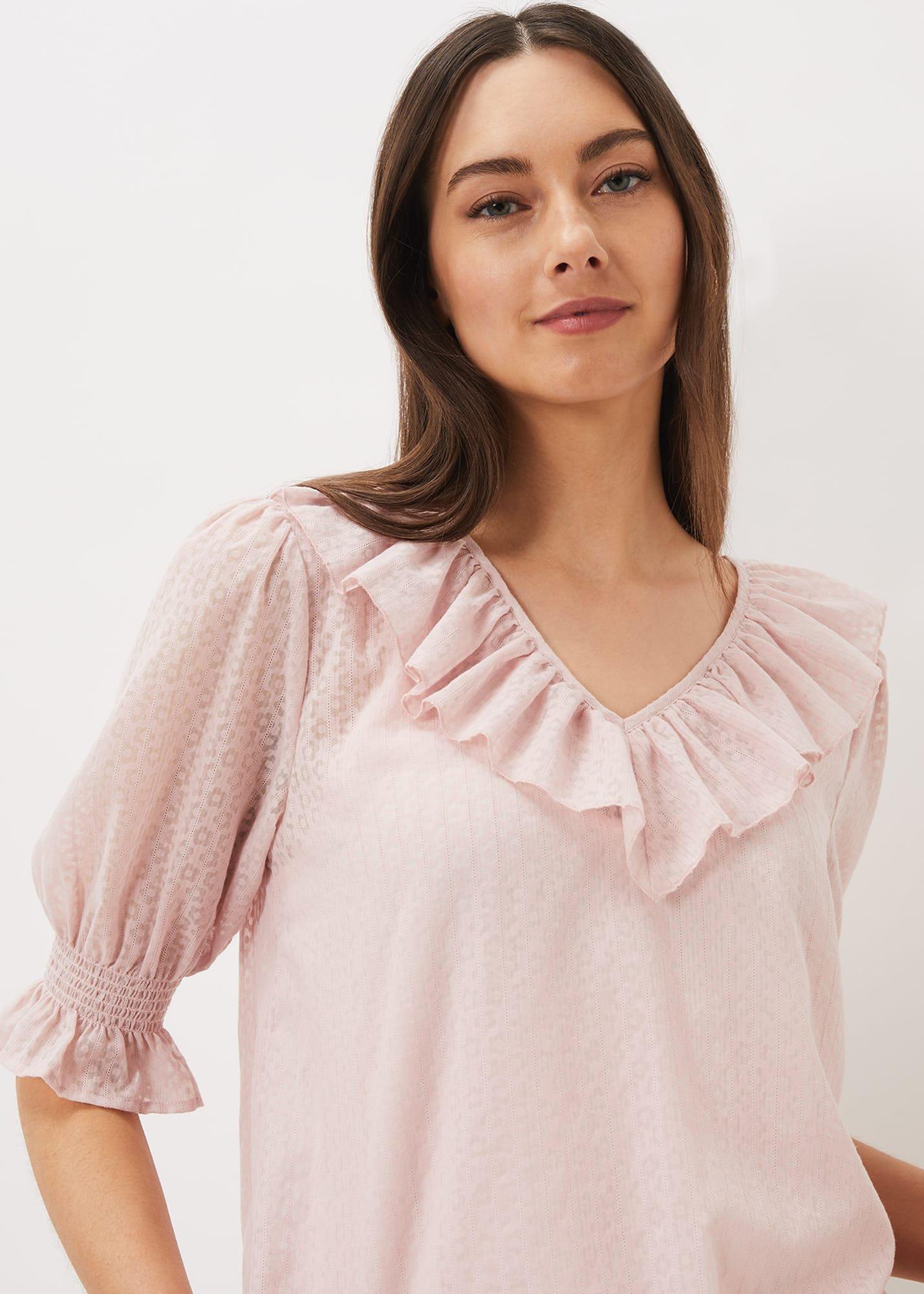 Chiarra Ruffle Collar Blouse