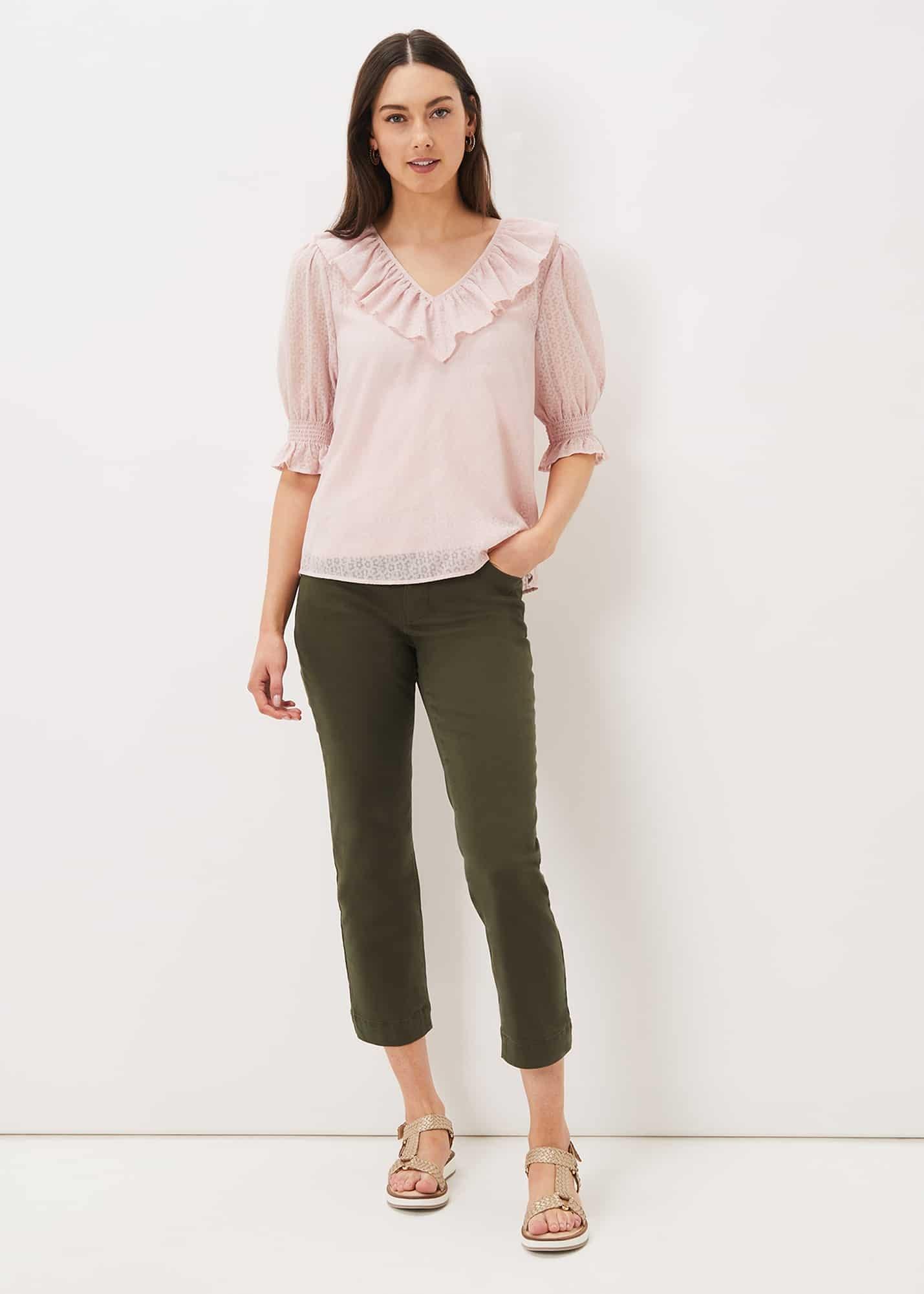 Chiarra Ruffle Collar Blouse