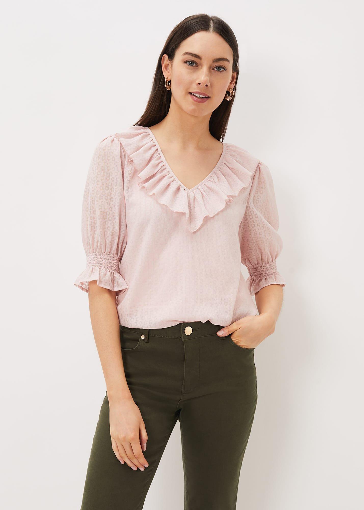 Chiarra Ruffle Collar Blouse