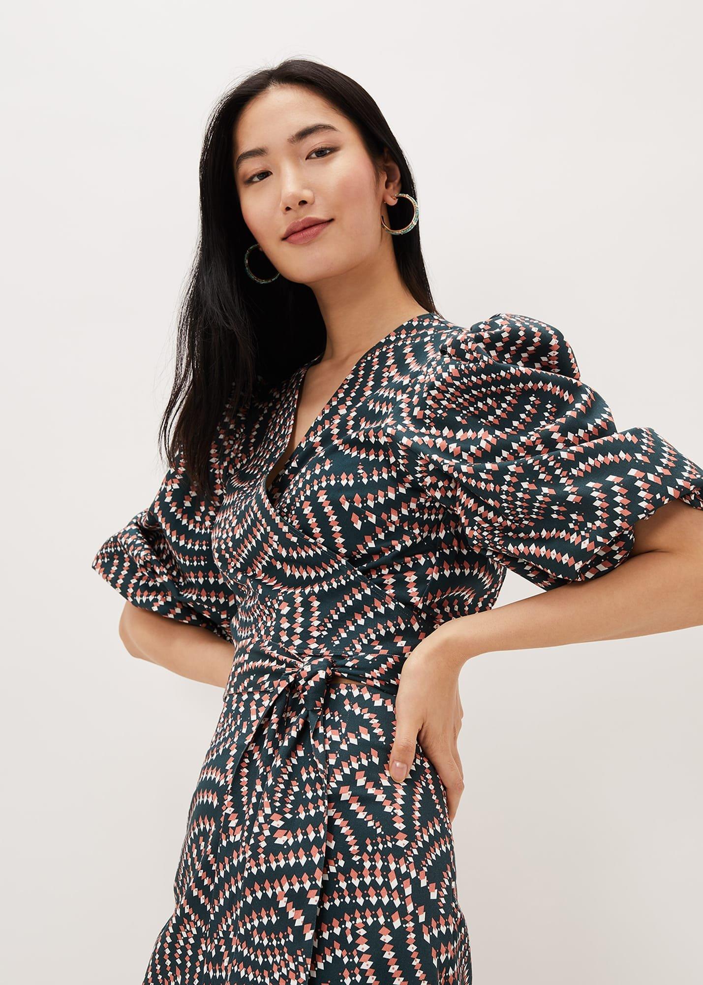 Kiri Co-Ord Geo Metric Blouse