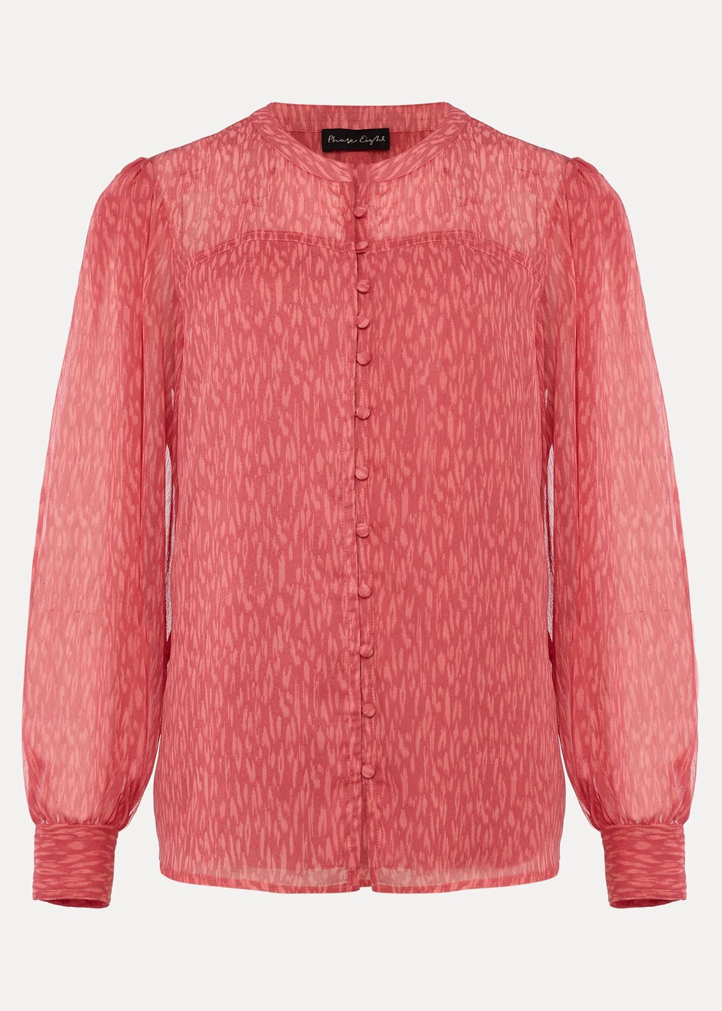 Sharpay Printed Chiffon Blouse