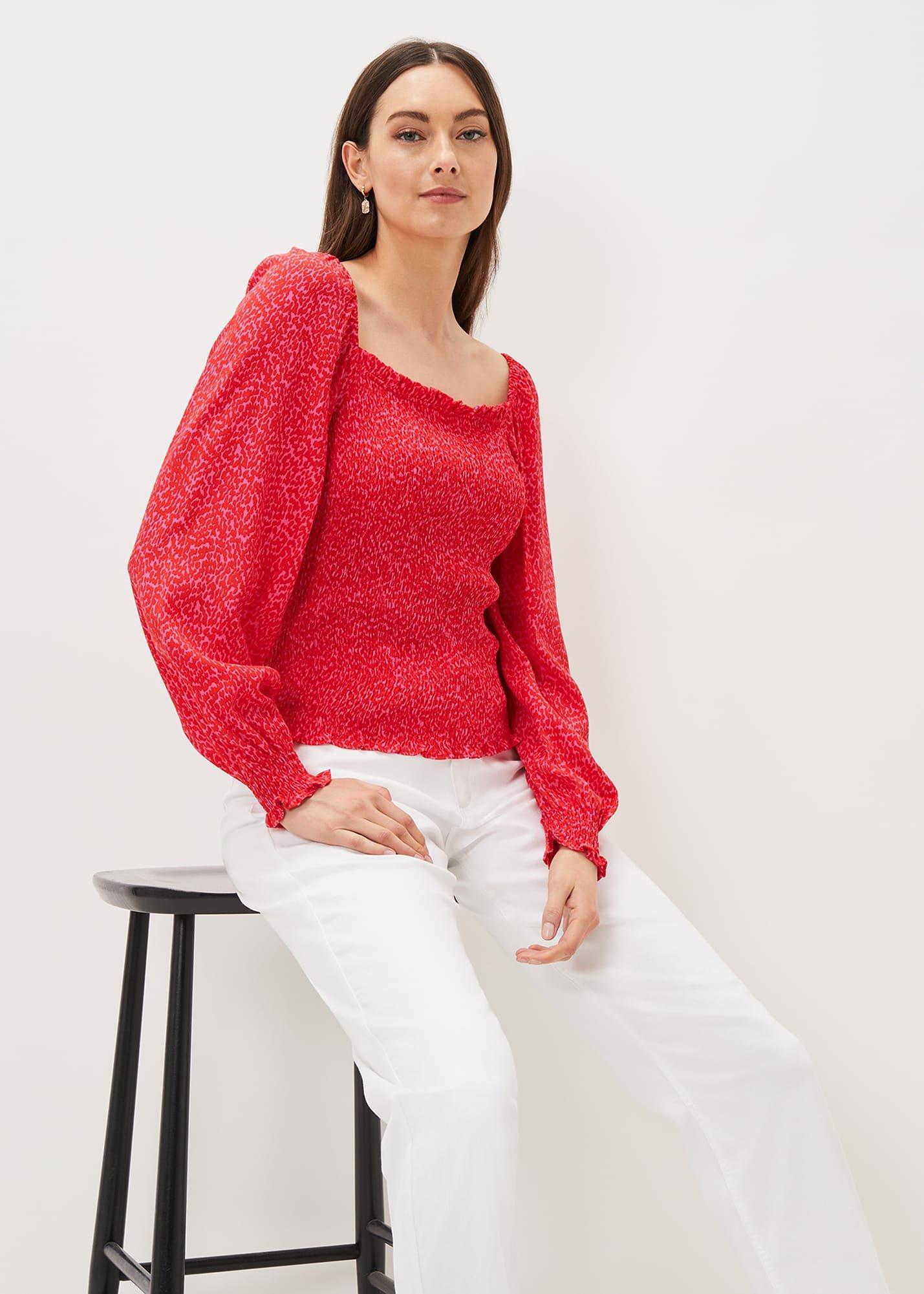 Esty Square Neck Blouse