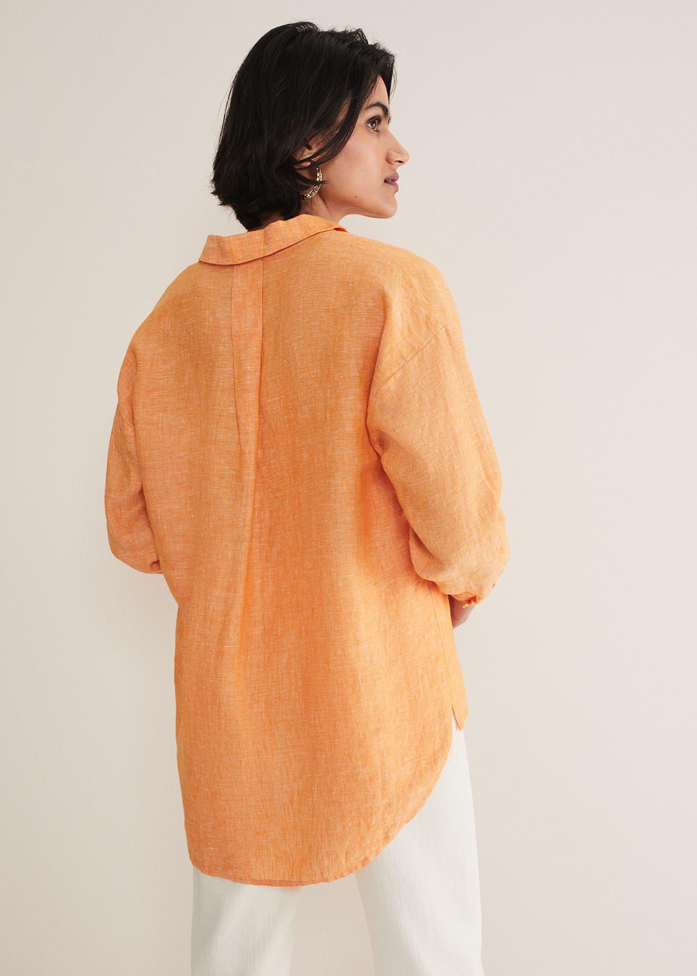 Lou Linen Longline Shirt