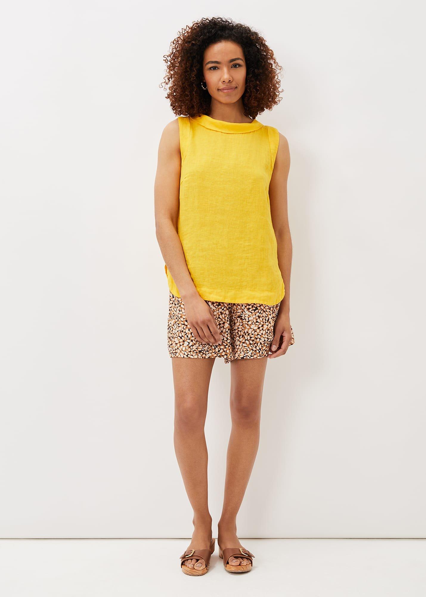 Sky Linen Blouse