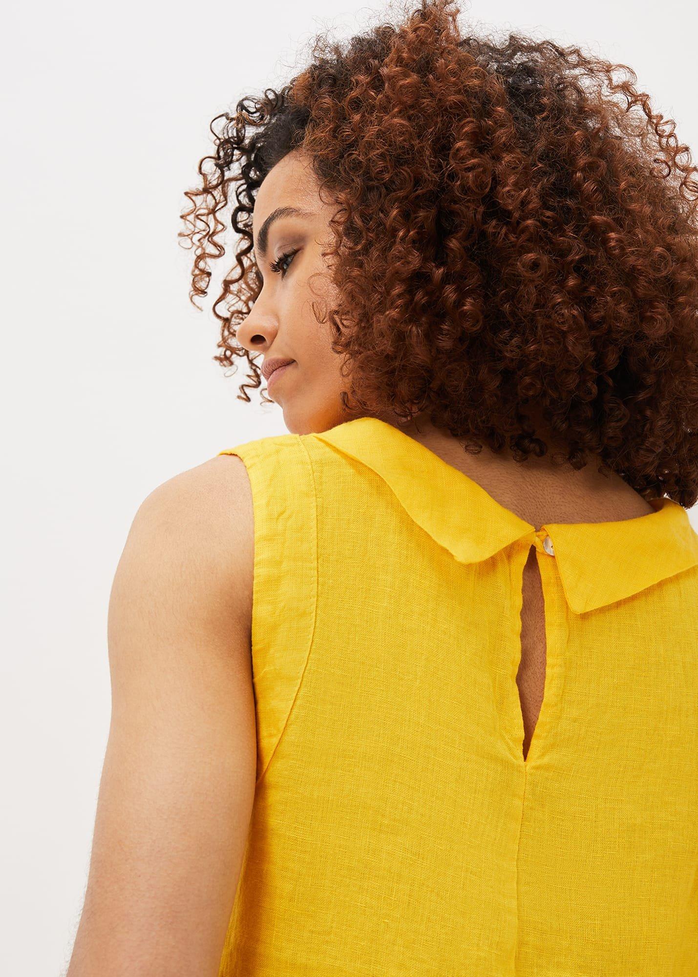 Sky Linen Blouse