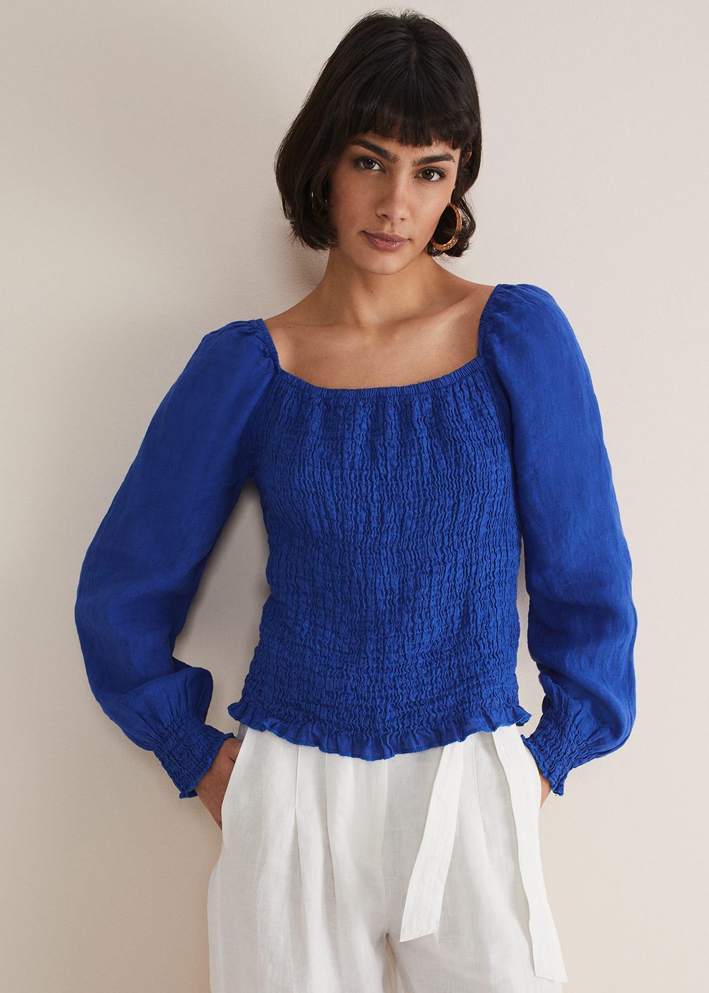 Esty Blue Blouse