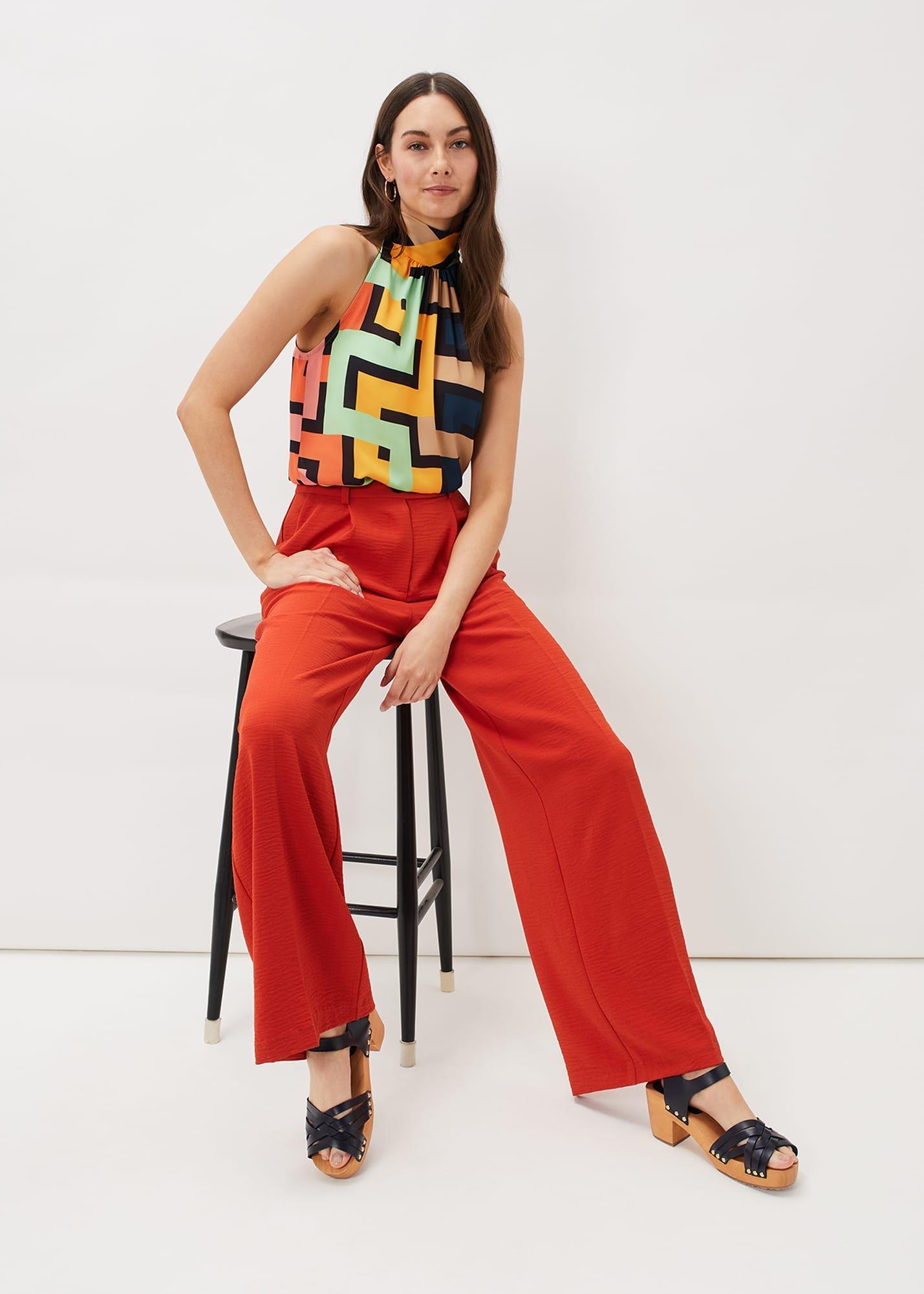 Milano Sleeveless Print Blouse