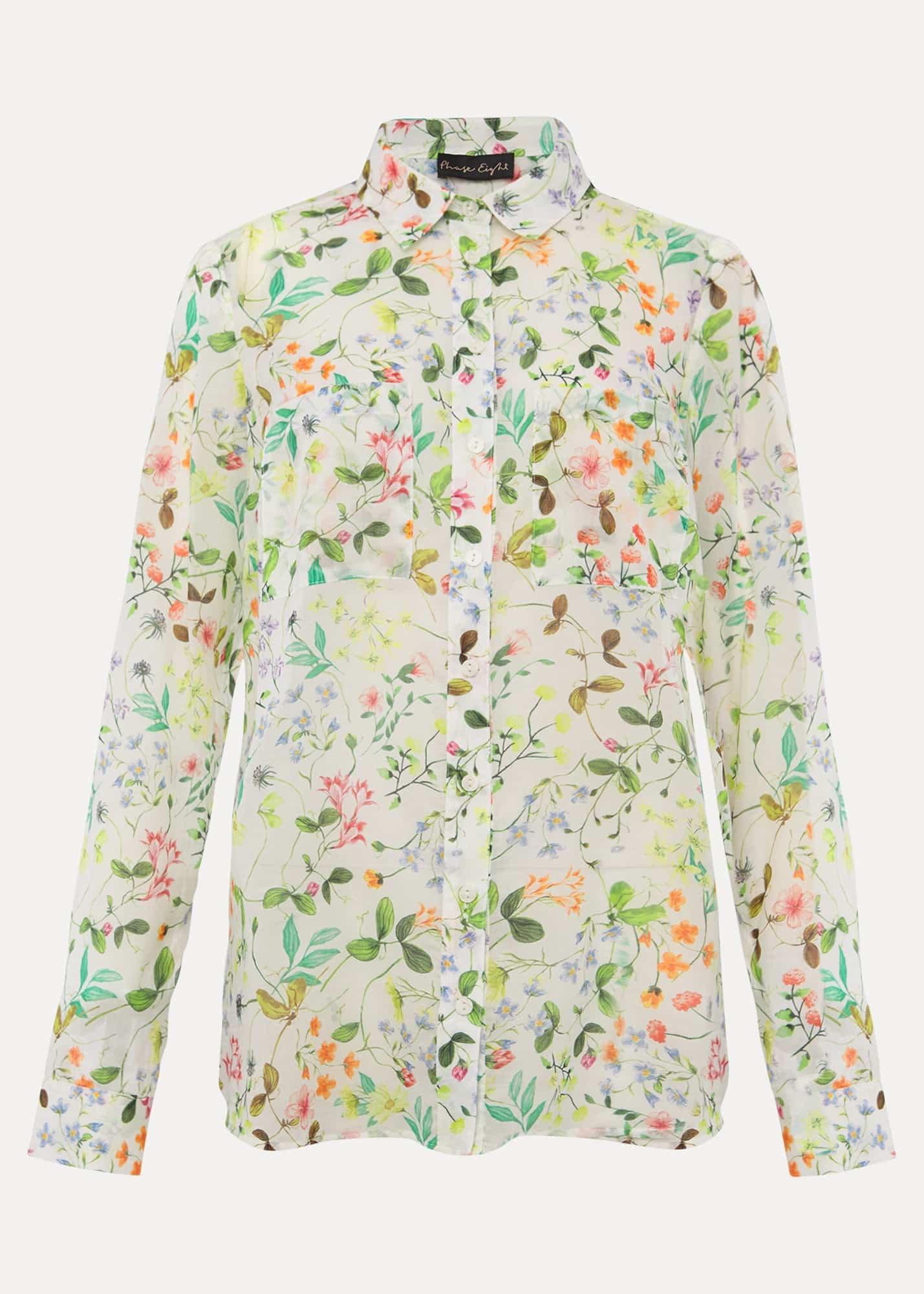 Maddelena Cotton Floral Blouse