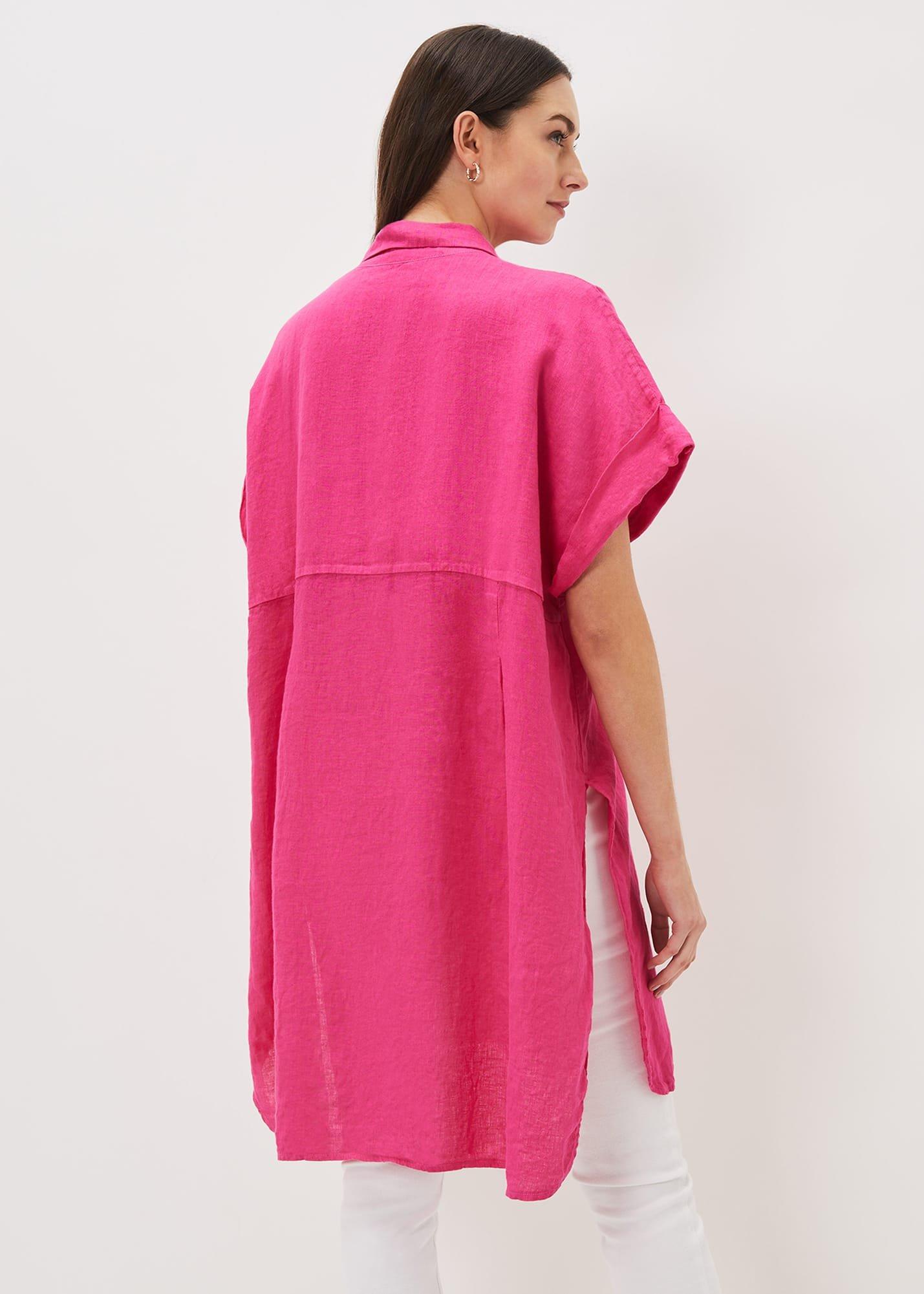 Lynette Linen Longline Shirt