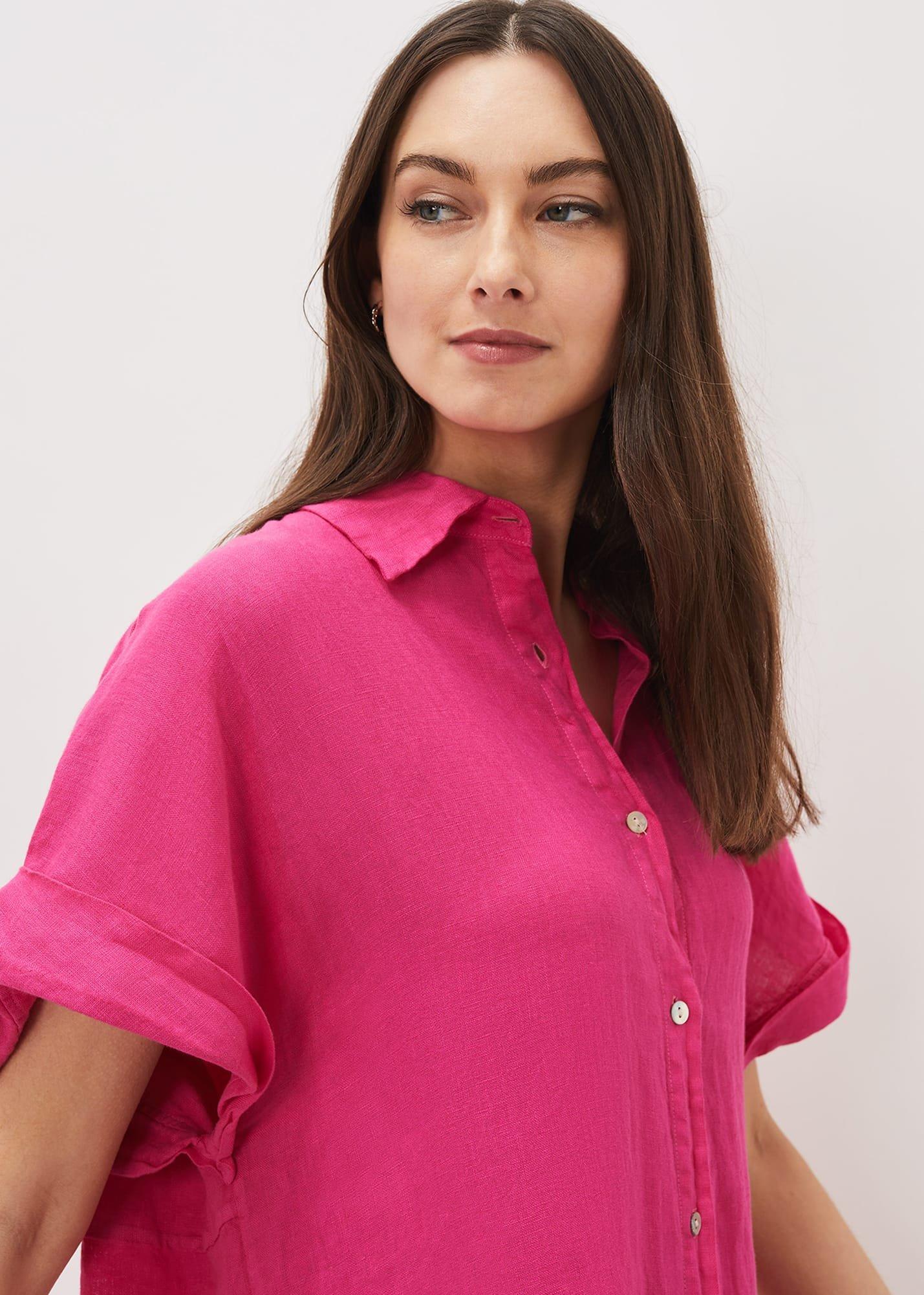 Lynette Linen Longline Shirt