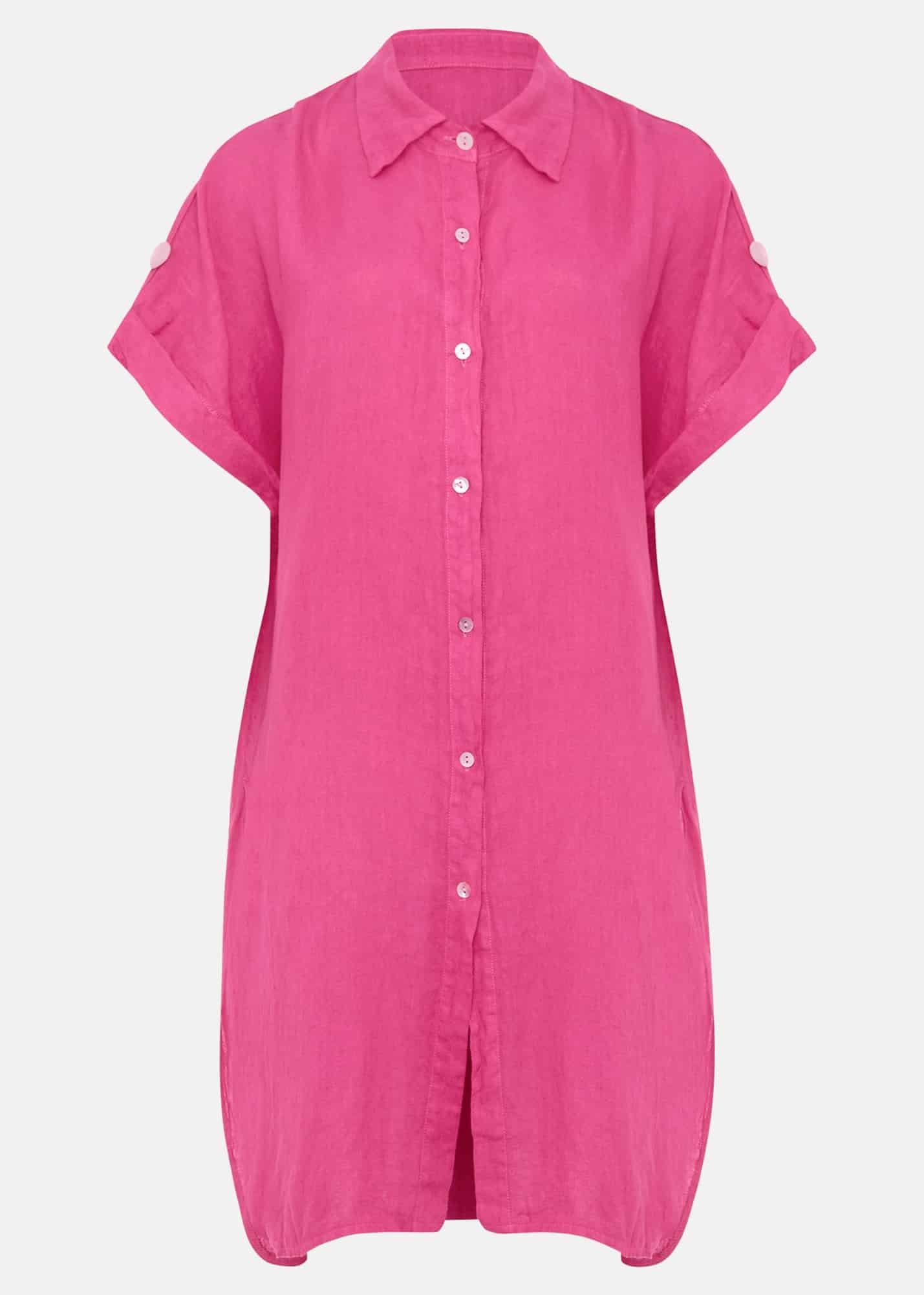 Lynette Linen Longline Shirt