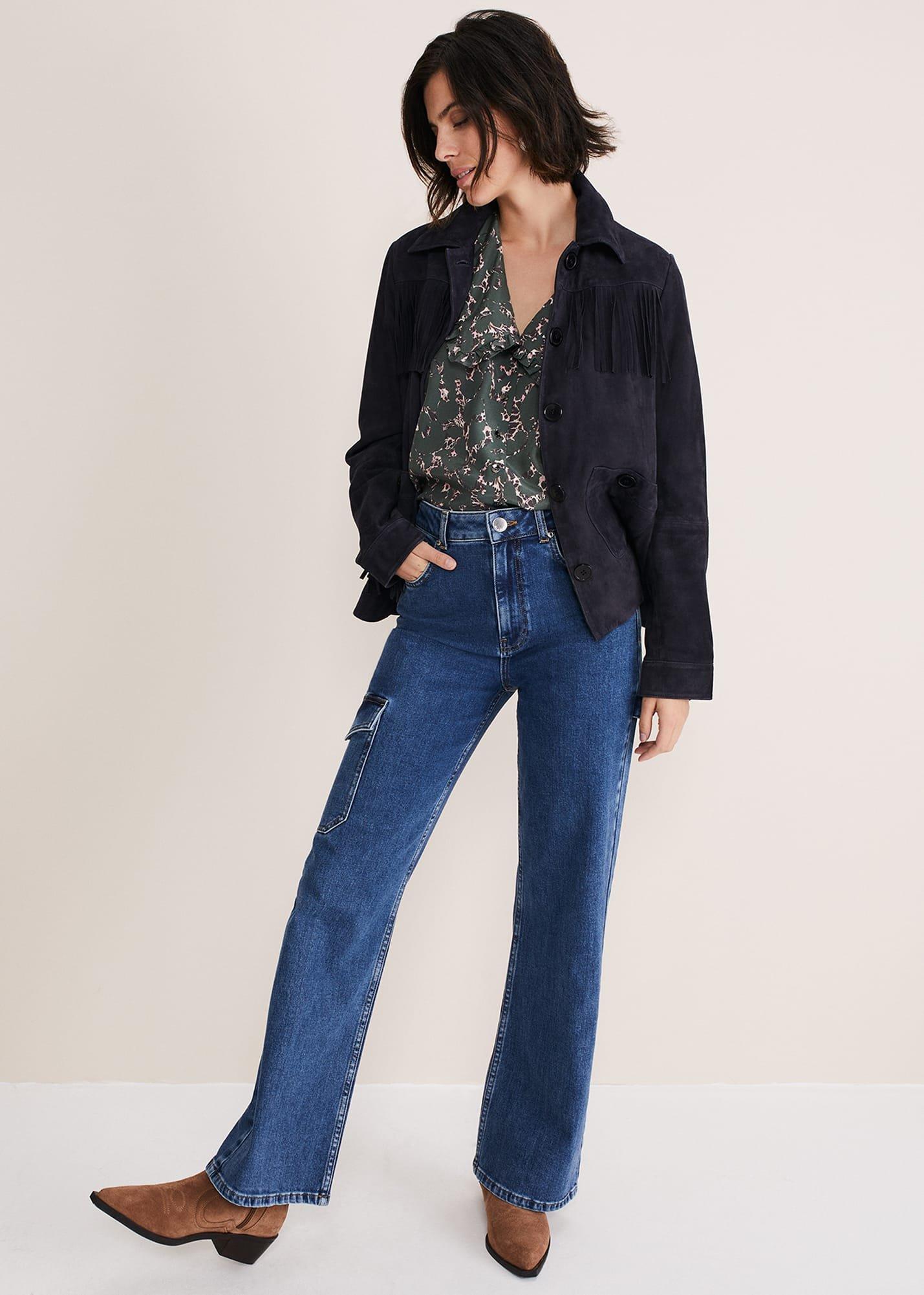 Marble Collar Blouse