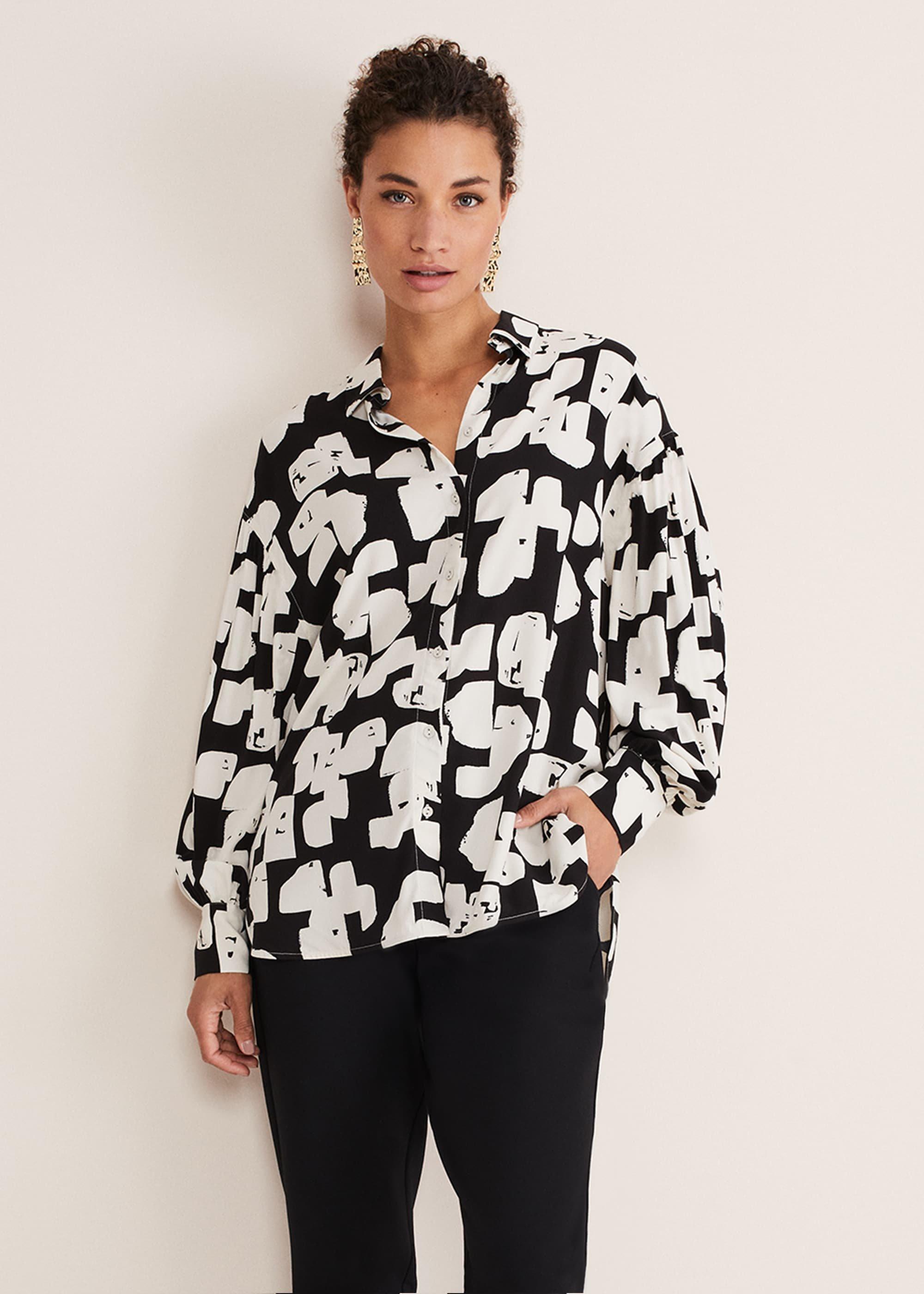 Luana Geo Print Blouse