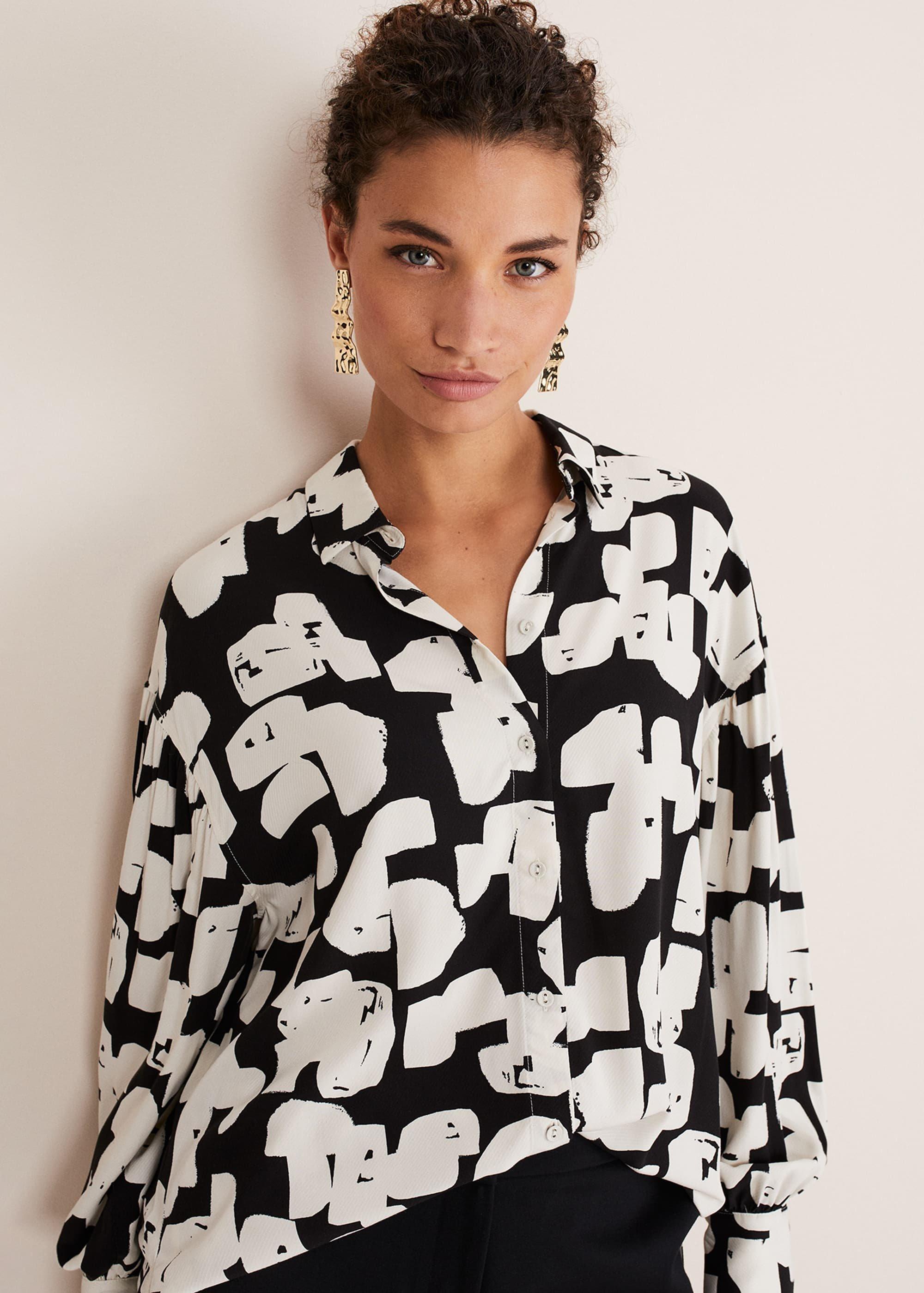 Luana Geo Print Blouse