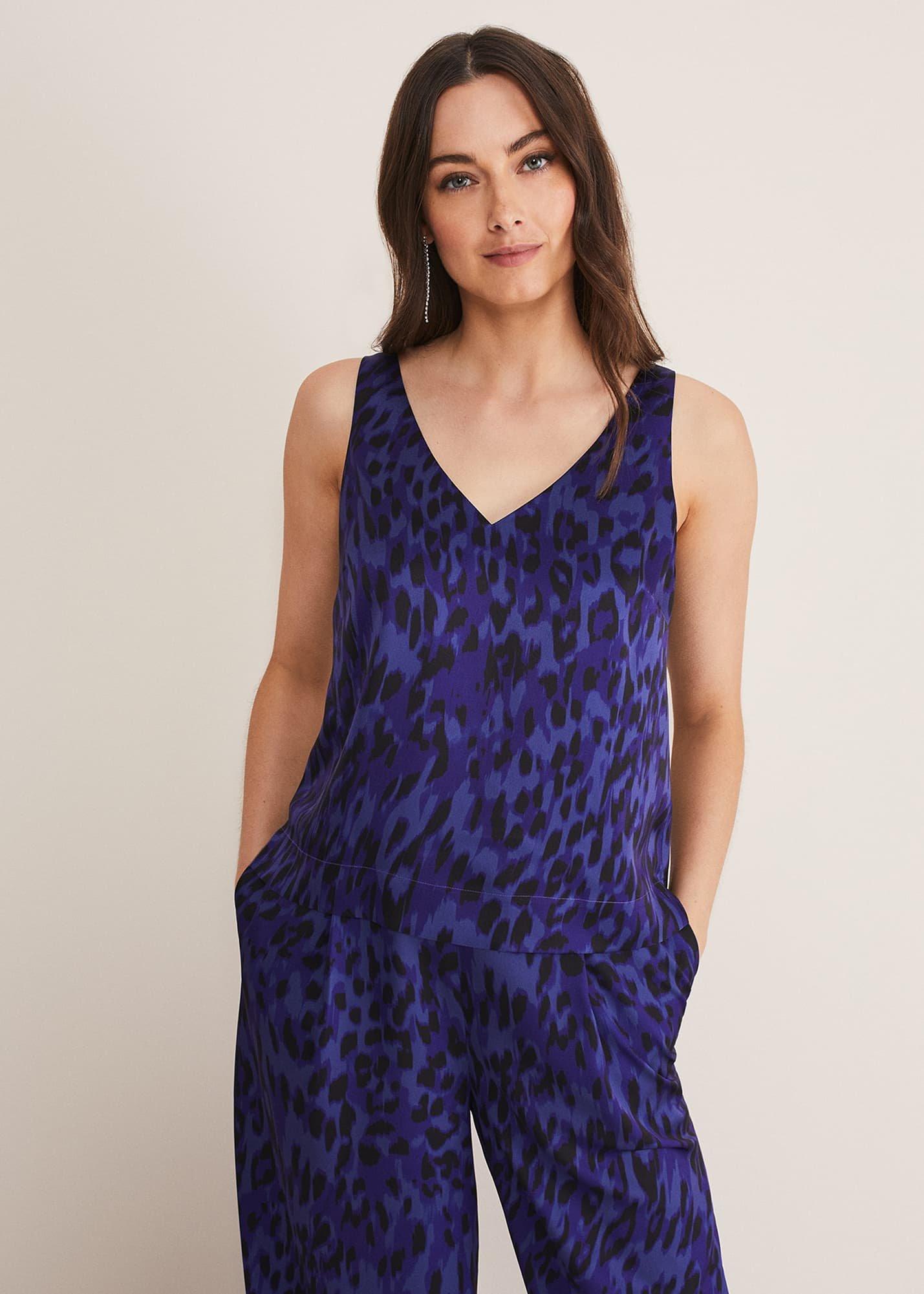 Coletta Leopard Print Top