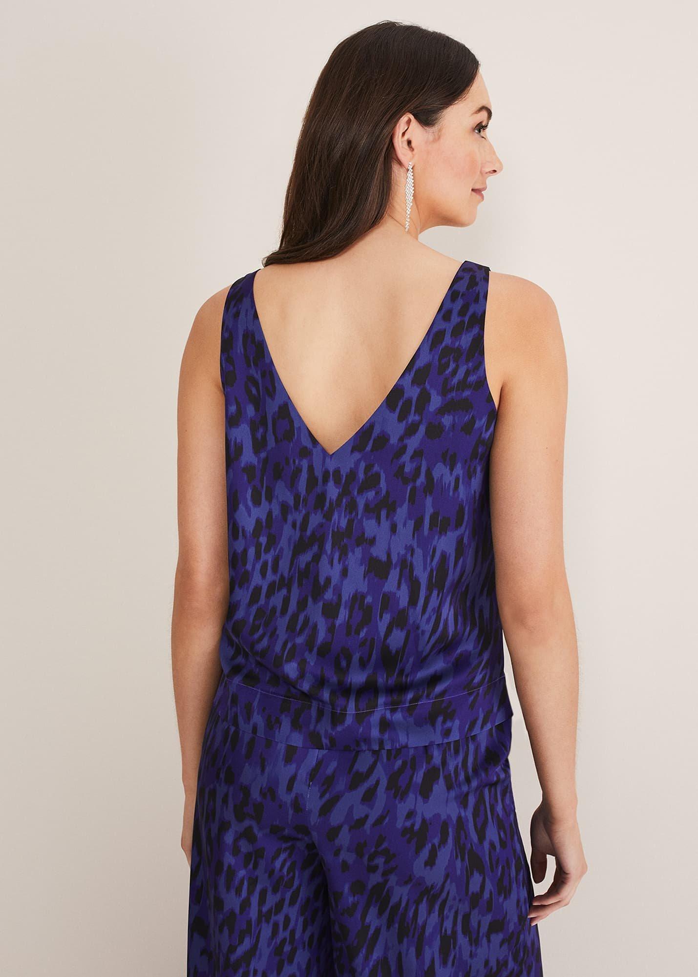 Coletta Leopard Print Top