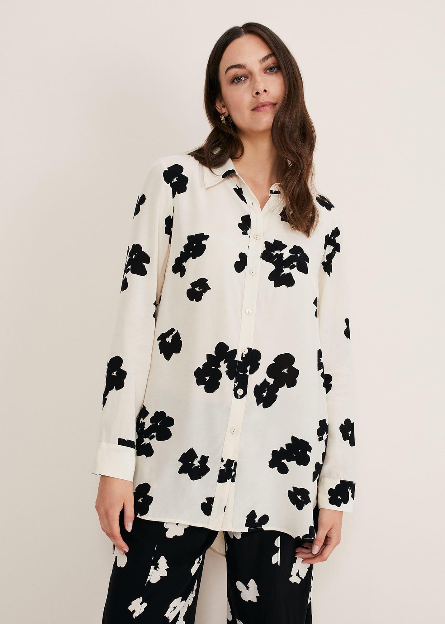 Rae Floral Longline Shirt
