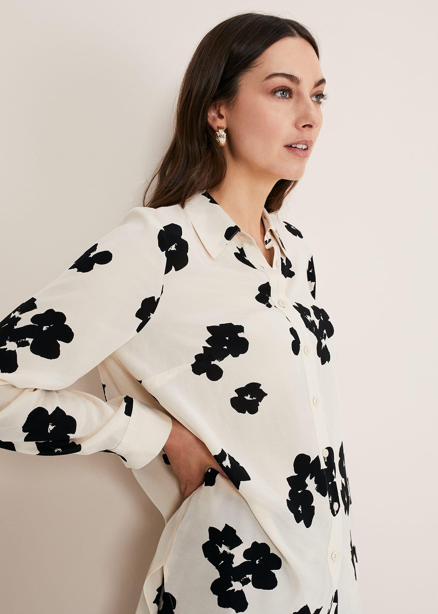 Rae Floral Longline Shirt