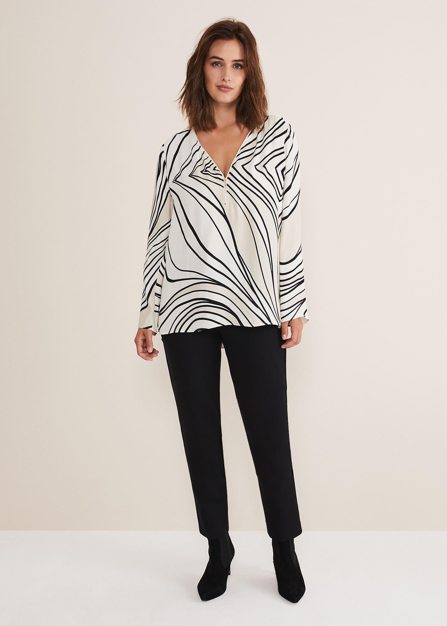 Macie Zip Blouse