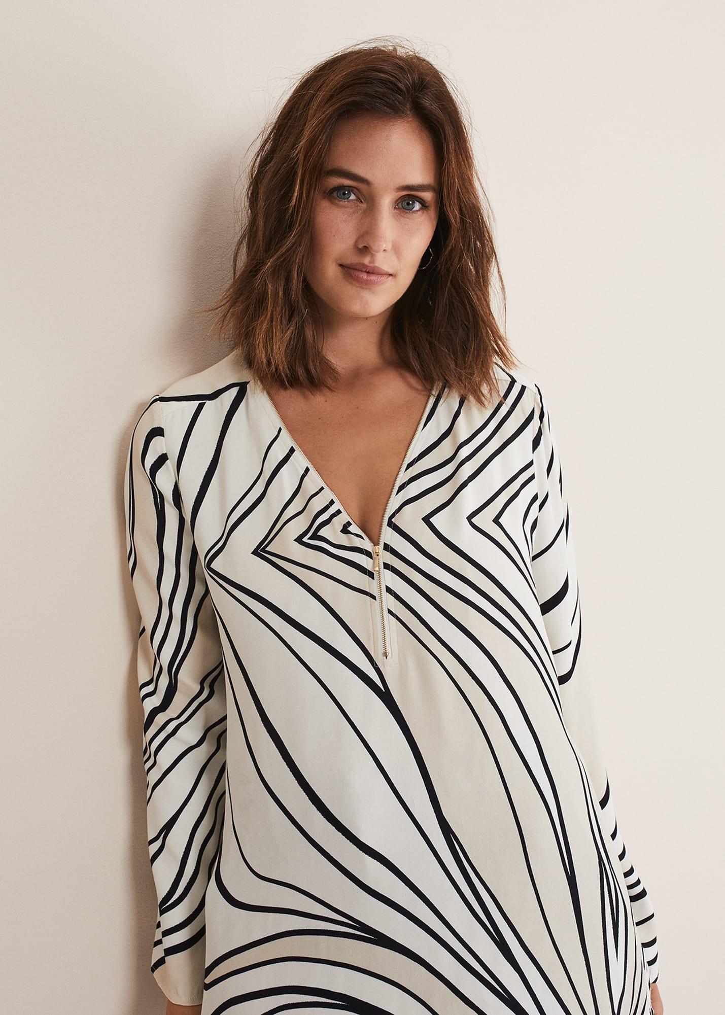 Macie Zip Blouse