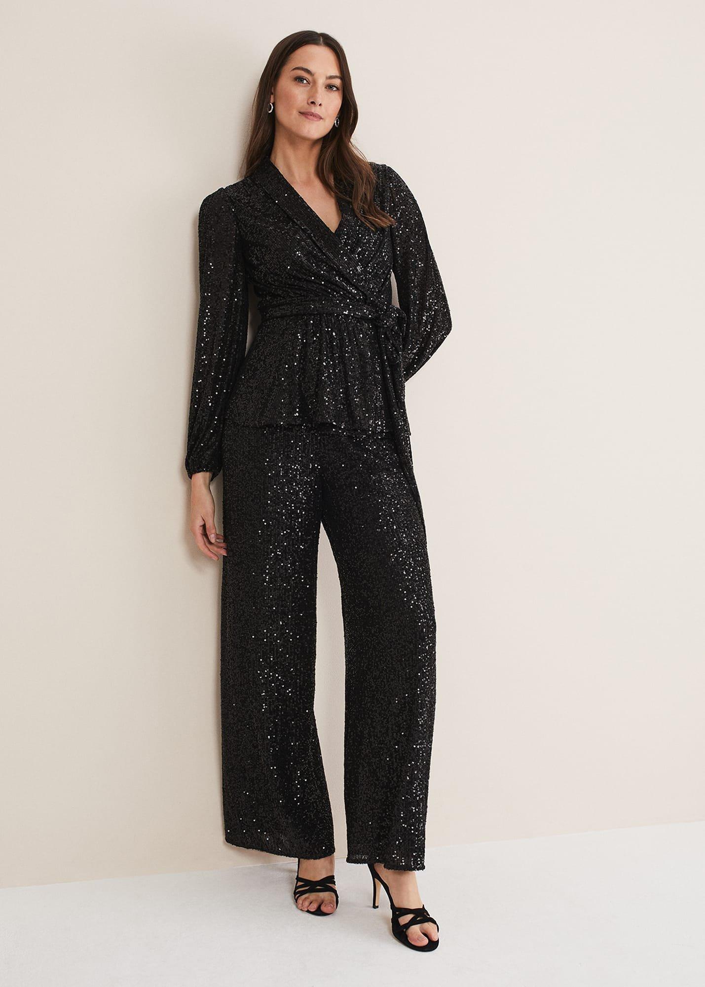 Florentine Sequin Blouse Co-Ord