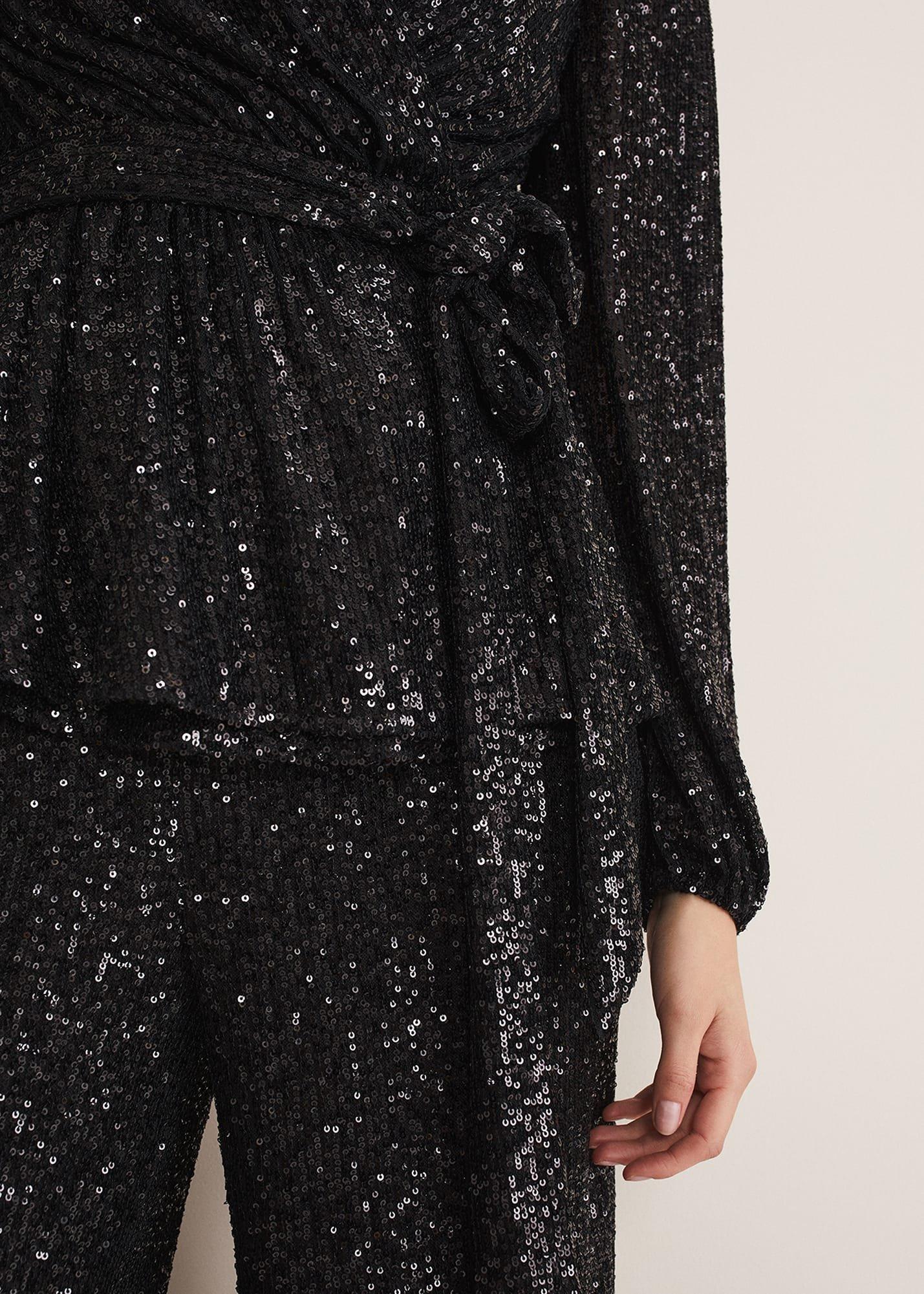Florentine Sequin Blouse Co-Ord