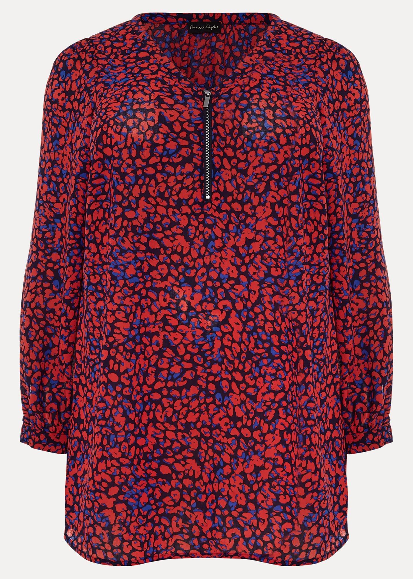 Caelen Printed Tunic Blouse