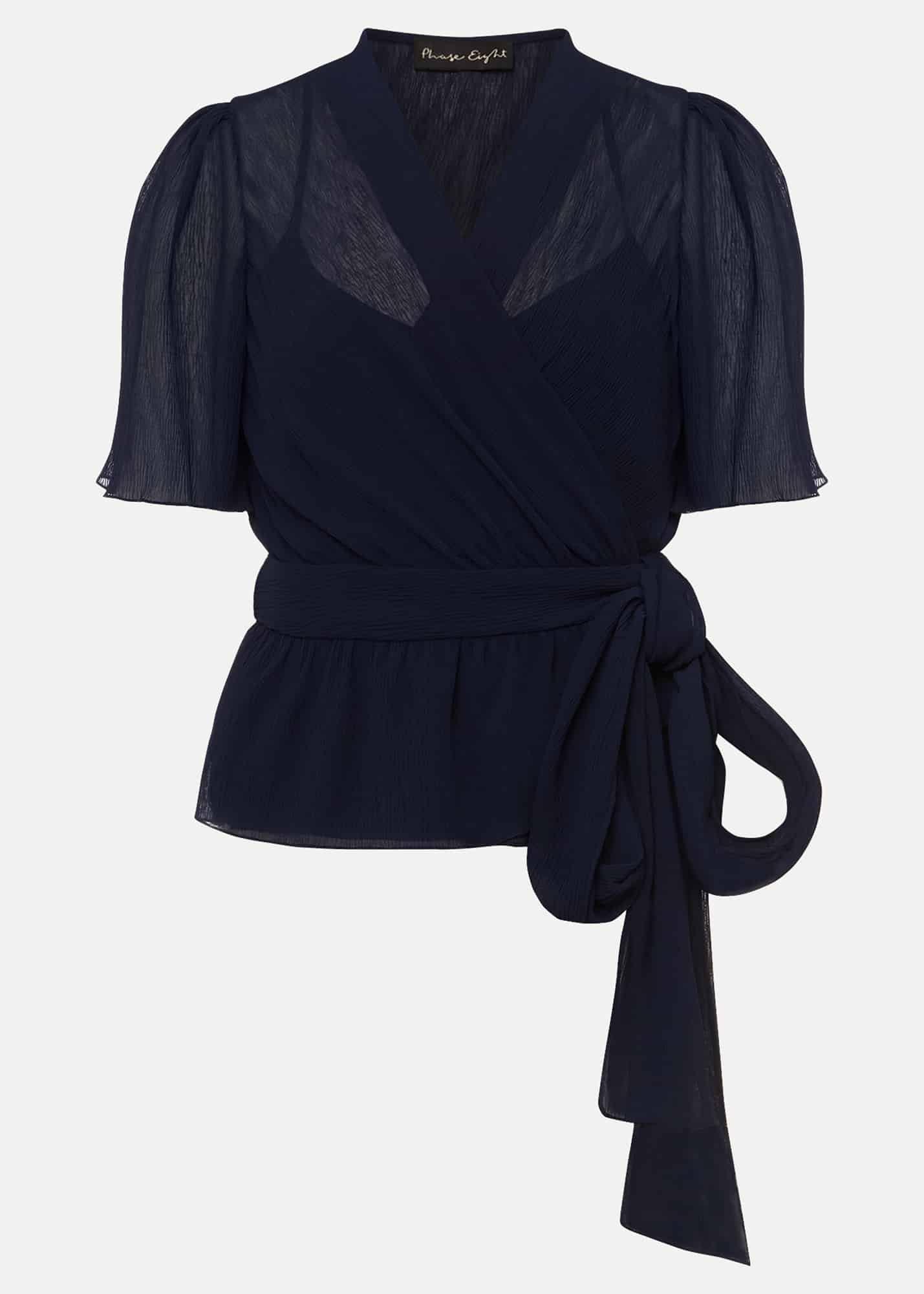 Aster Plisse Wrap Top Co-Ord