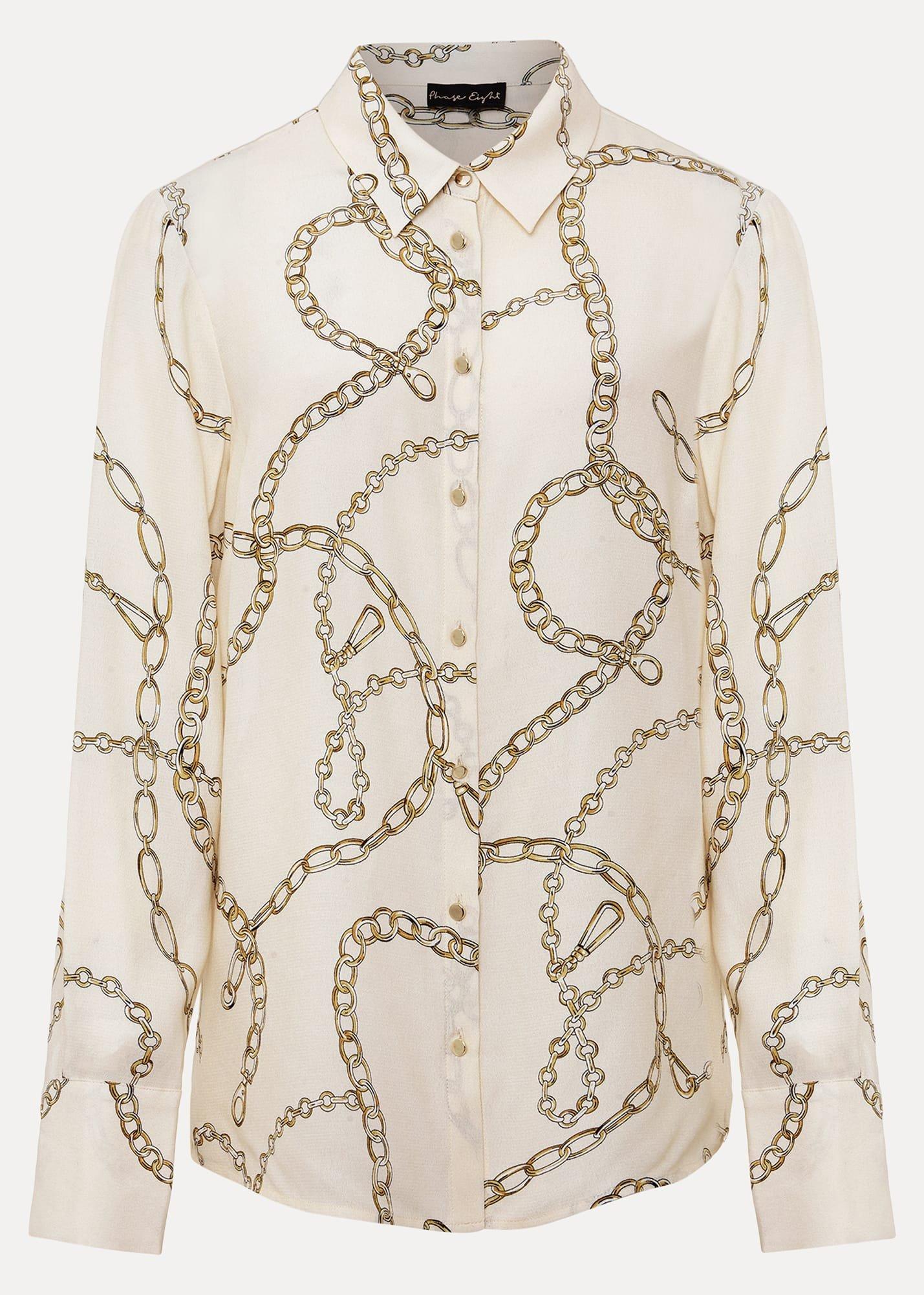 Cheska Chain Print Top