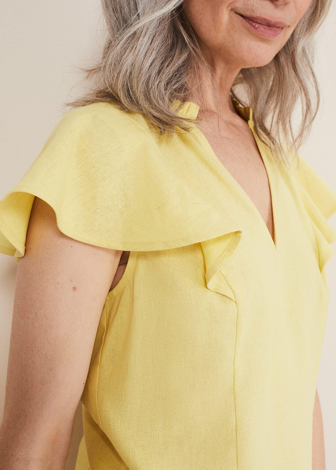 Ines Linen Top