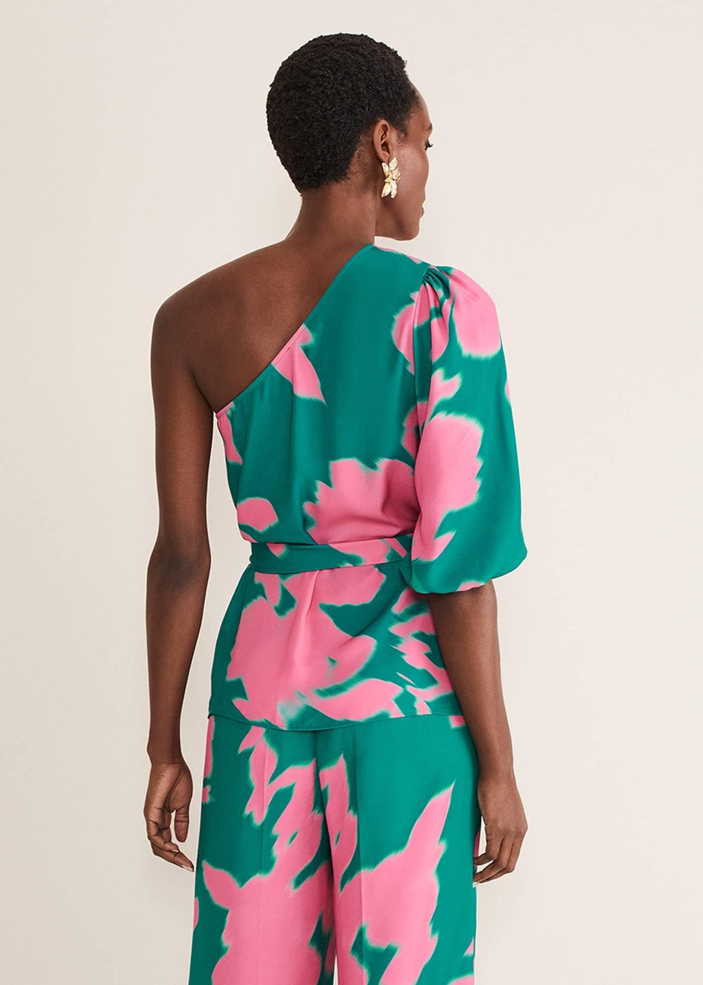 Madison One Shoulder Co-Ord Blouse