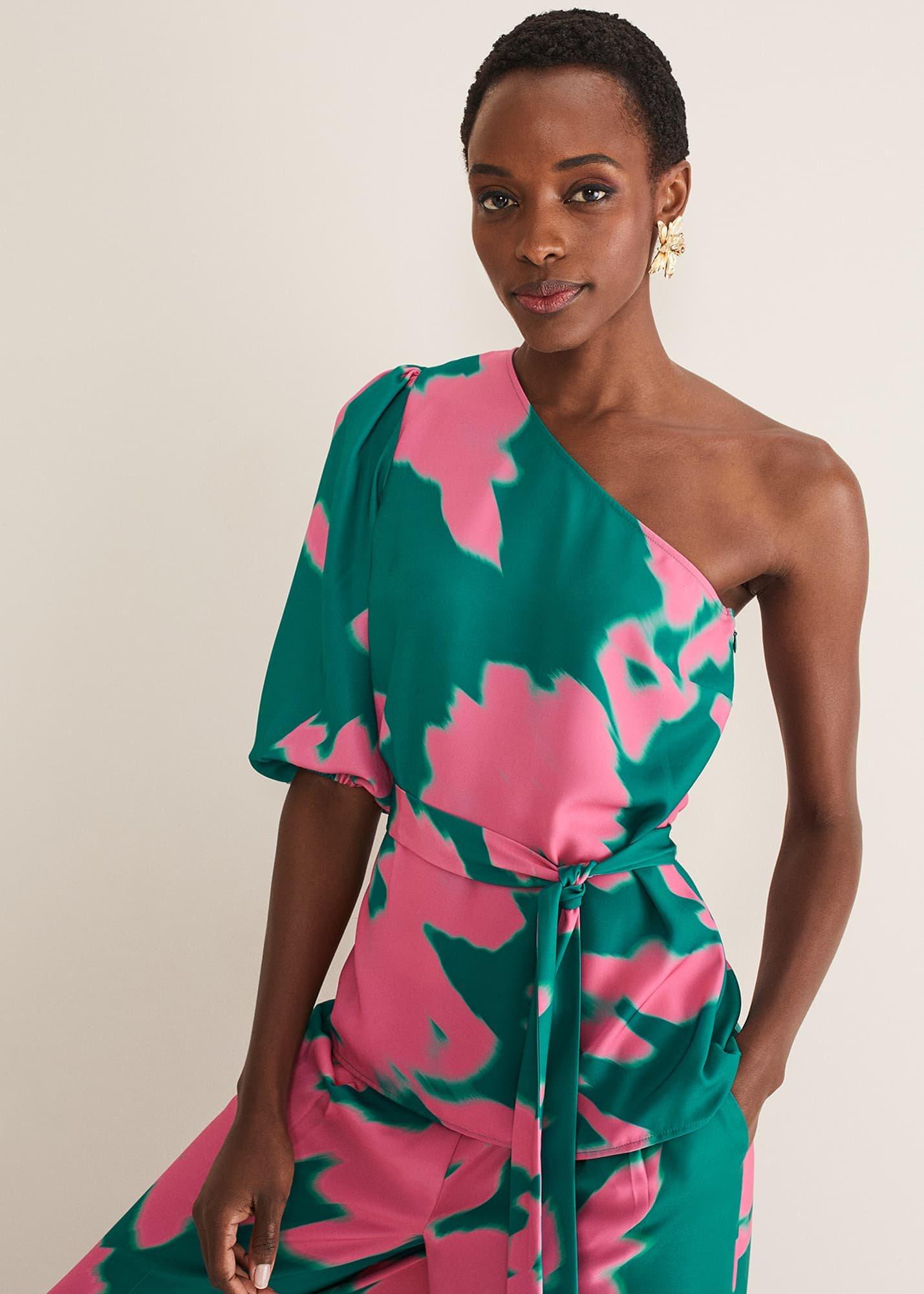 Madison One Shoulder Co-Ord Blouse