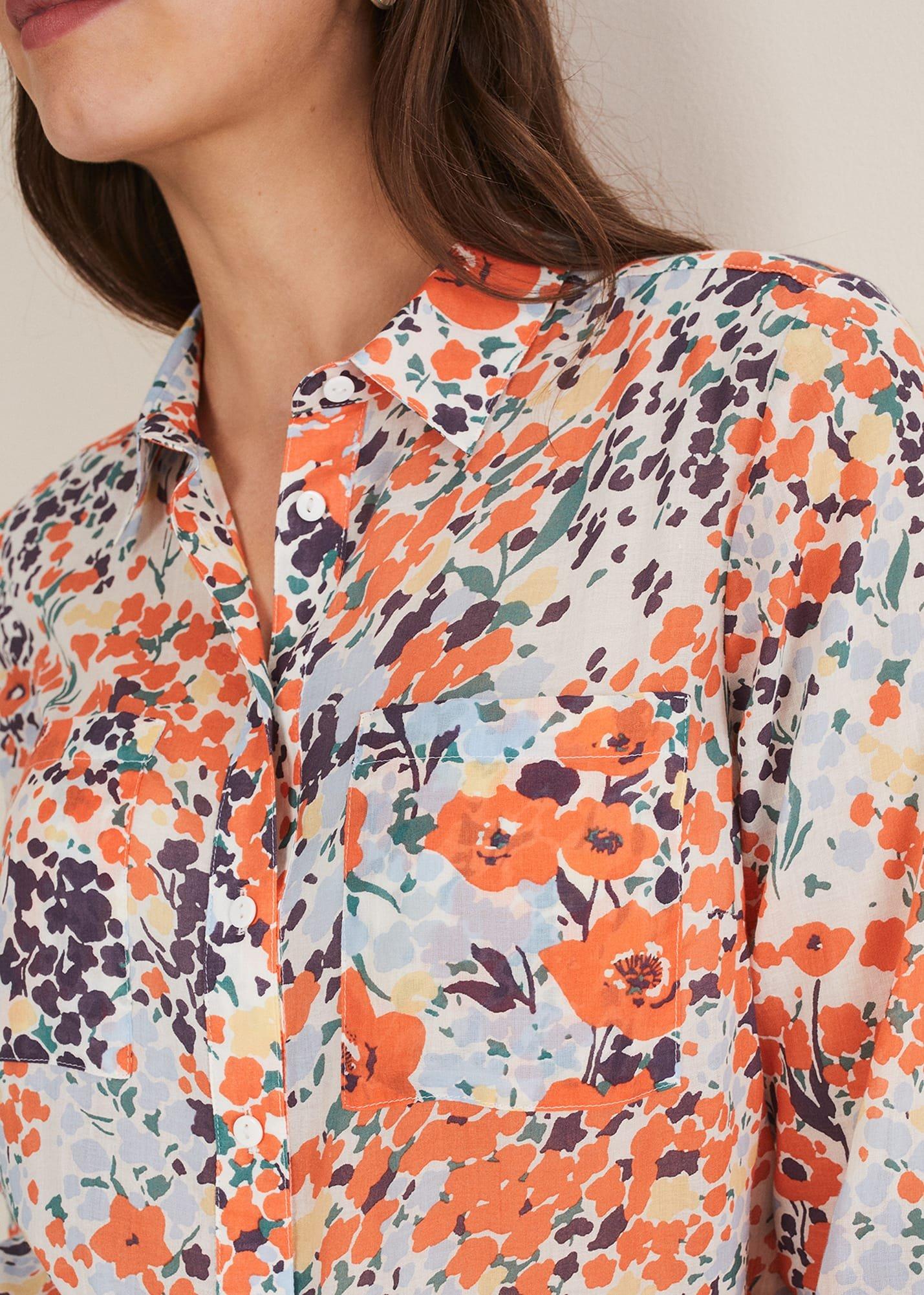 Katie Cotton Floral Blouse