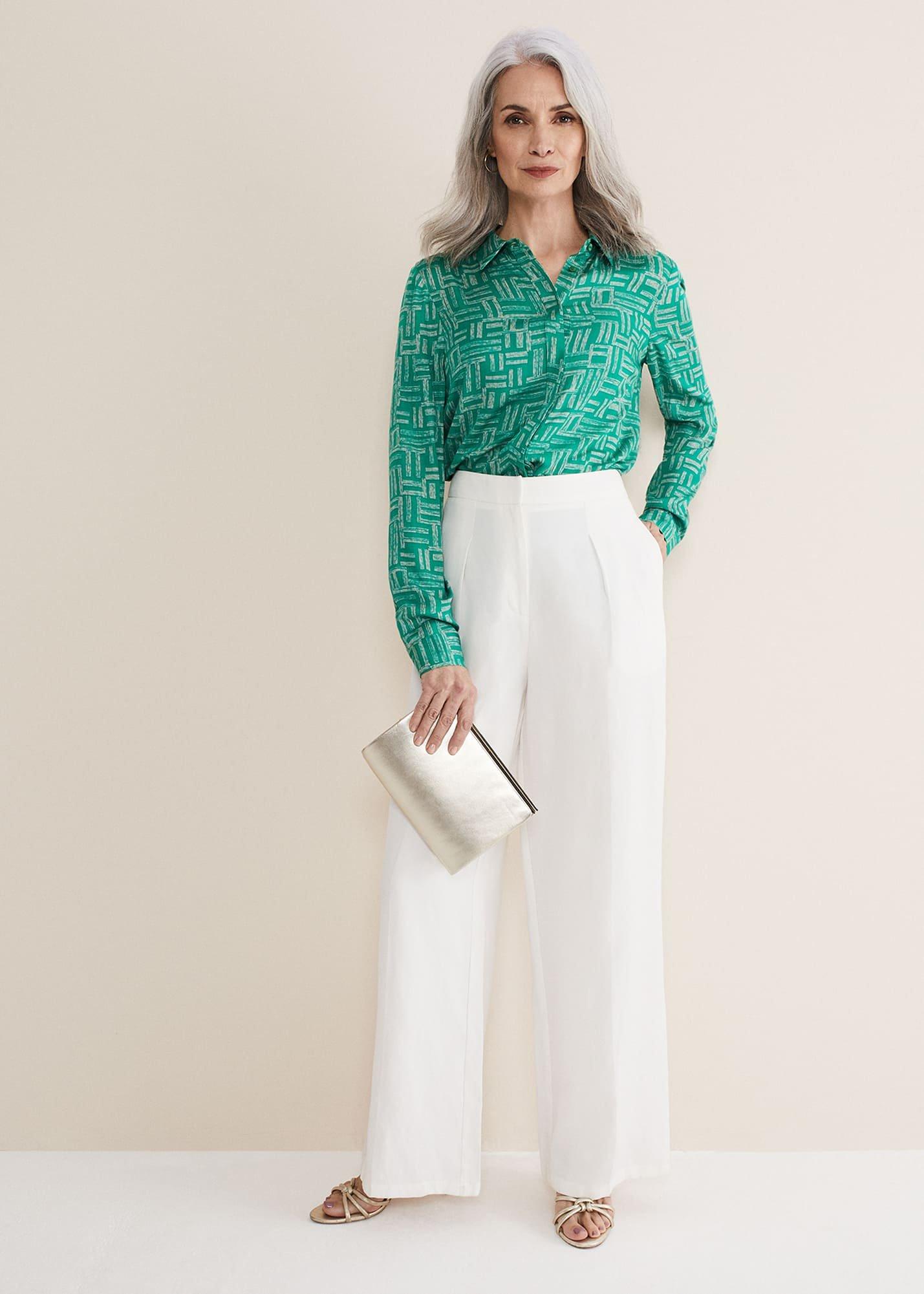 Hatty Abstract Co-Ord Blouse