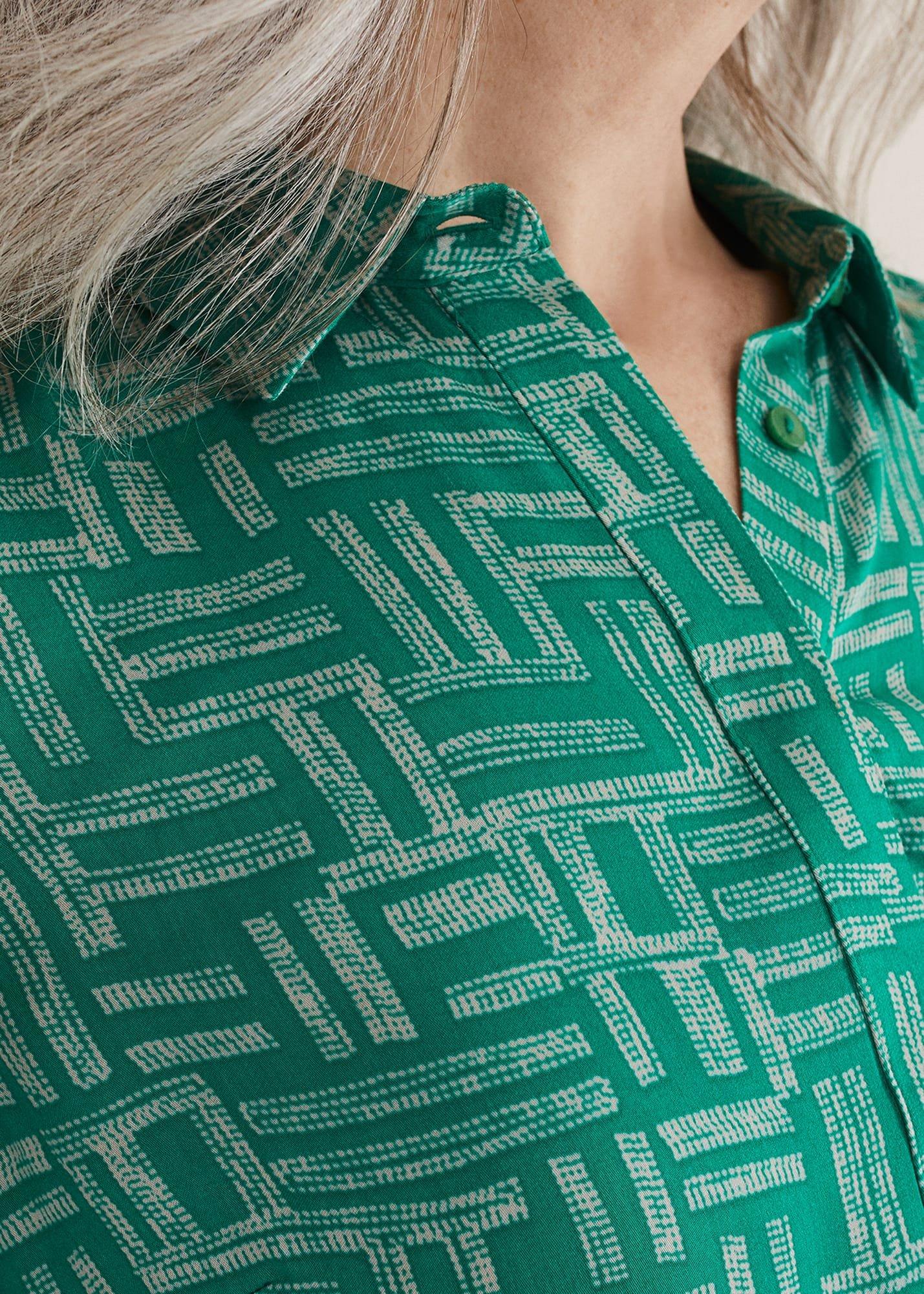 Hatty Abstract Co-Ord Blouse