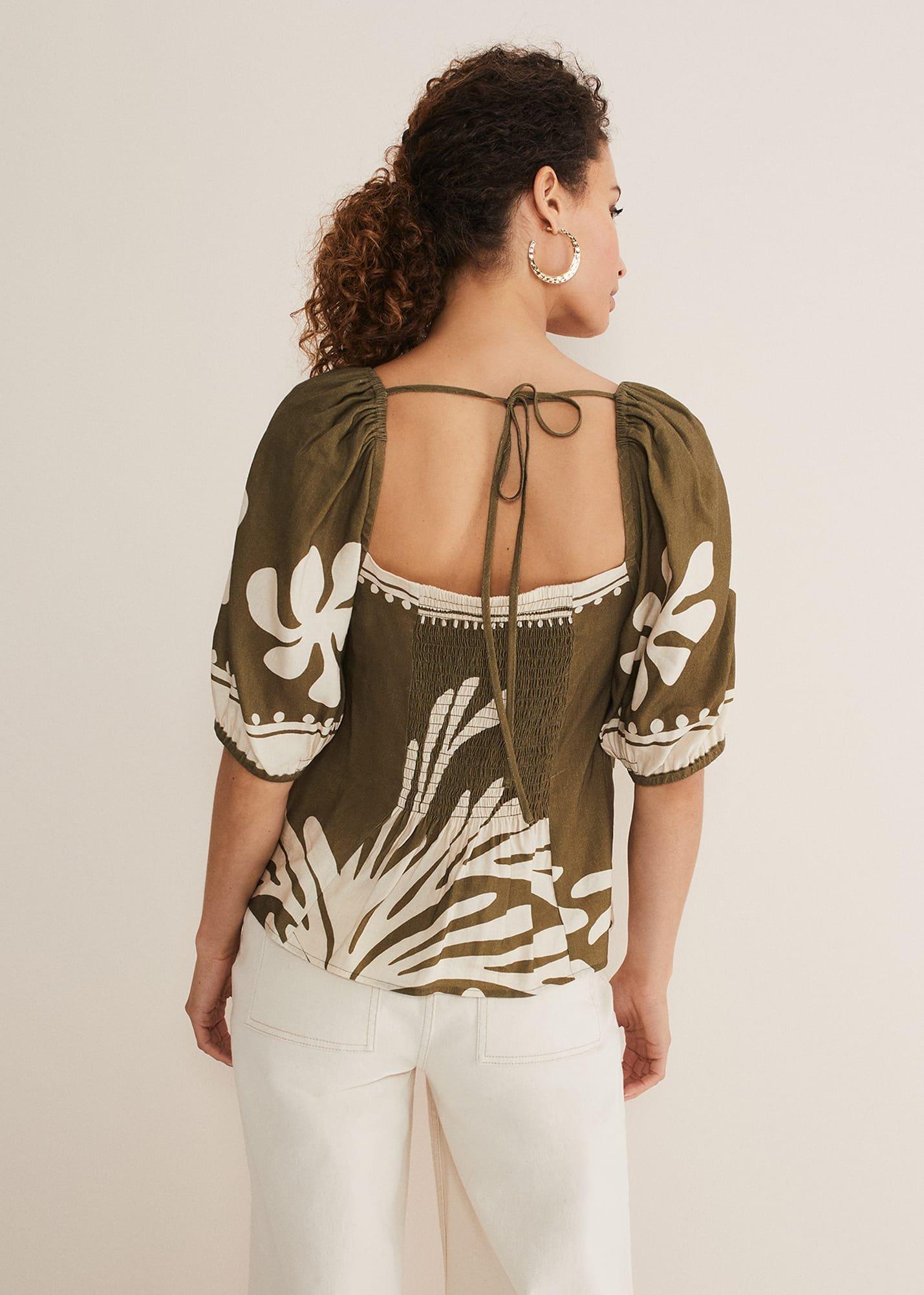 Hesta Linen Top