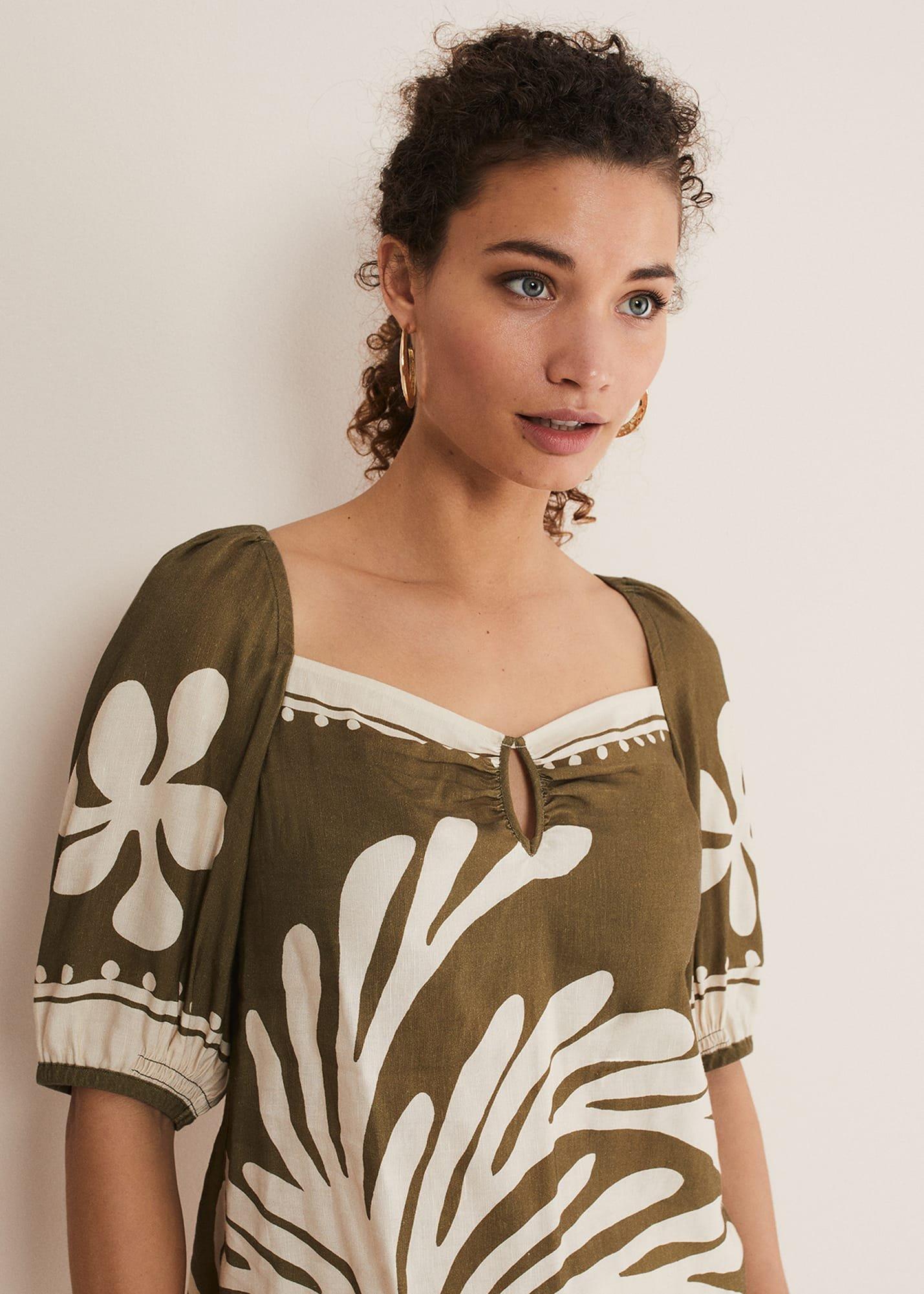 Hesta Linen Top