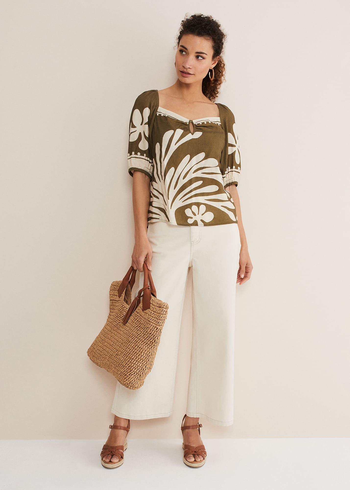 Hesta Linen Top