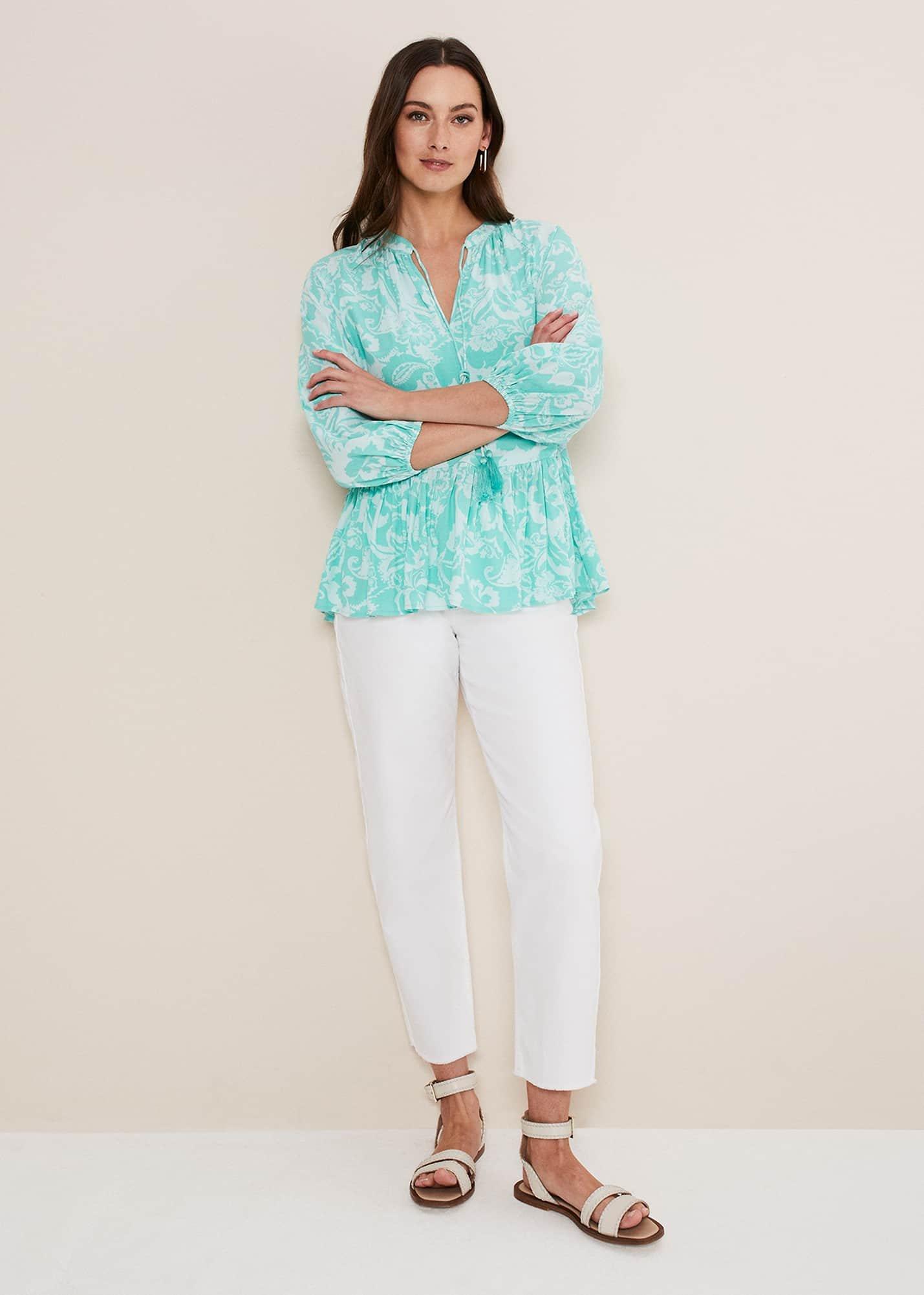 Lara Paisley Print Blouse