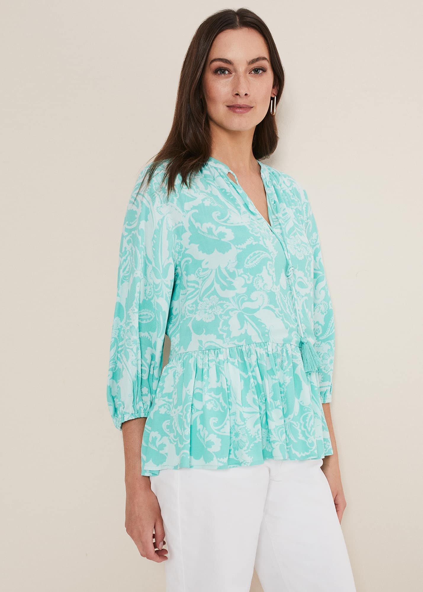 Lara Paisley Print Blouse