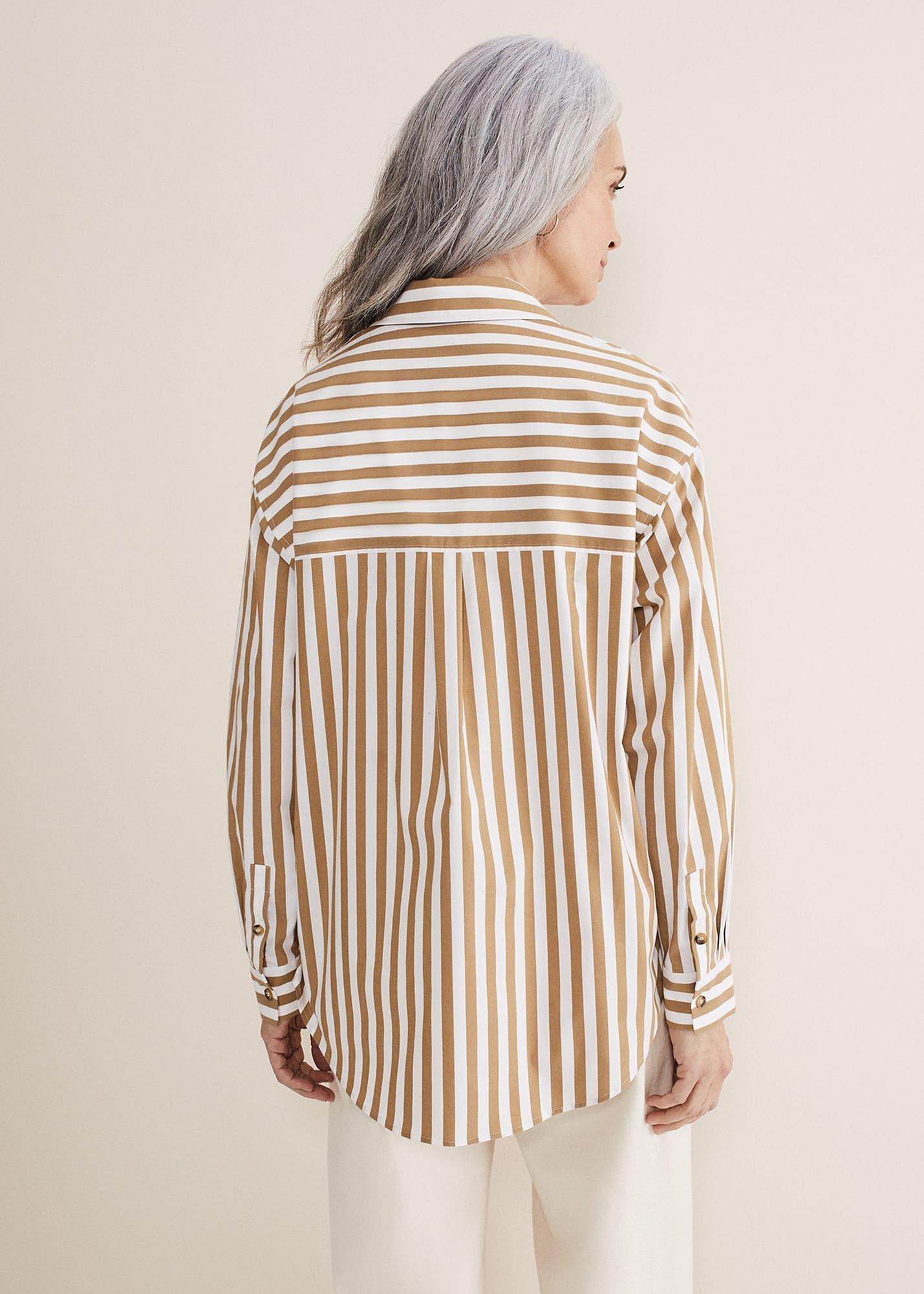 Stripe Camel Shirt