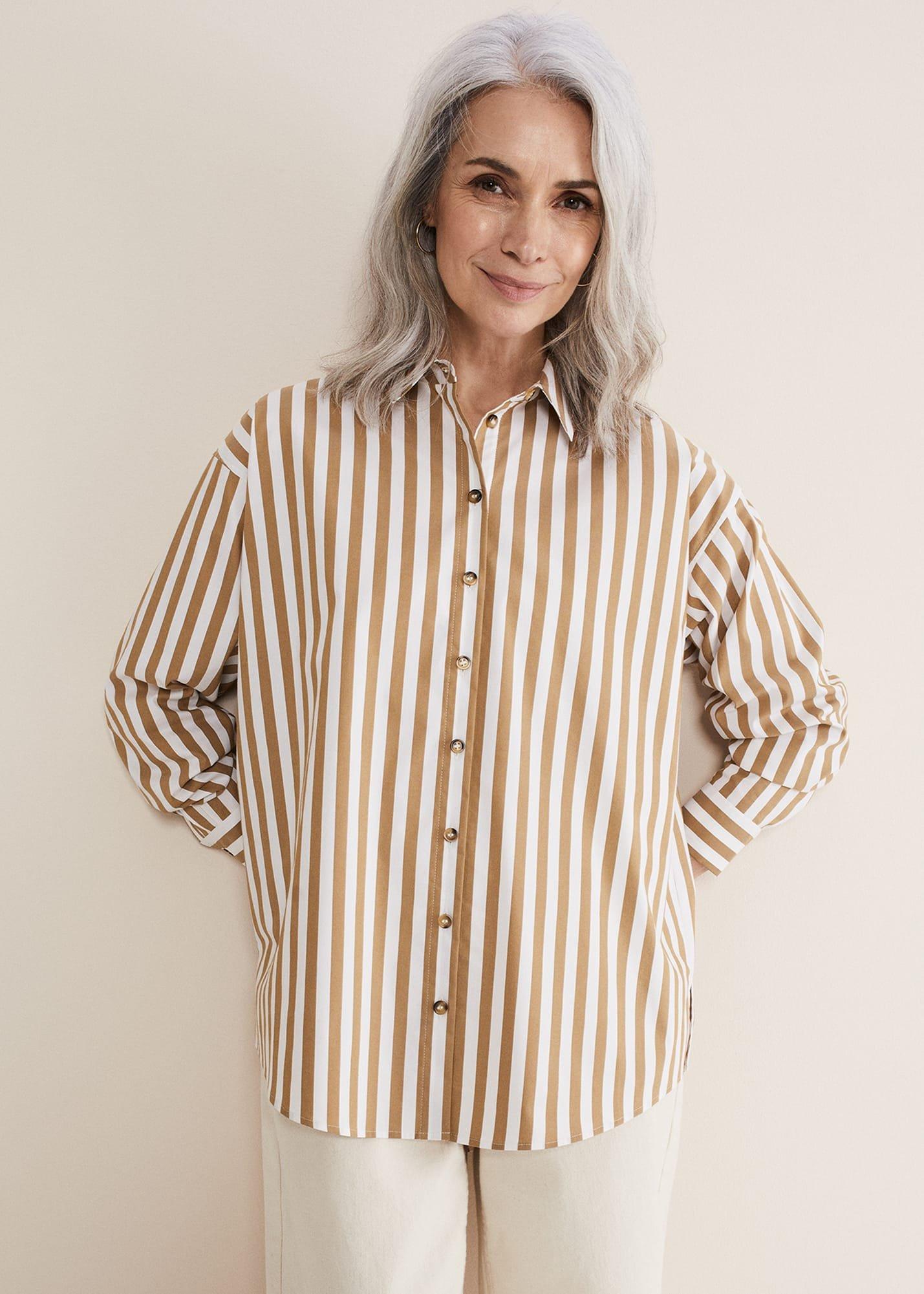 Stripe Camel Shirt
