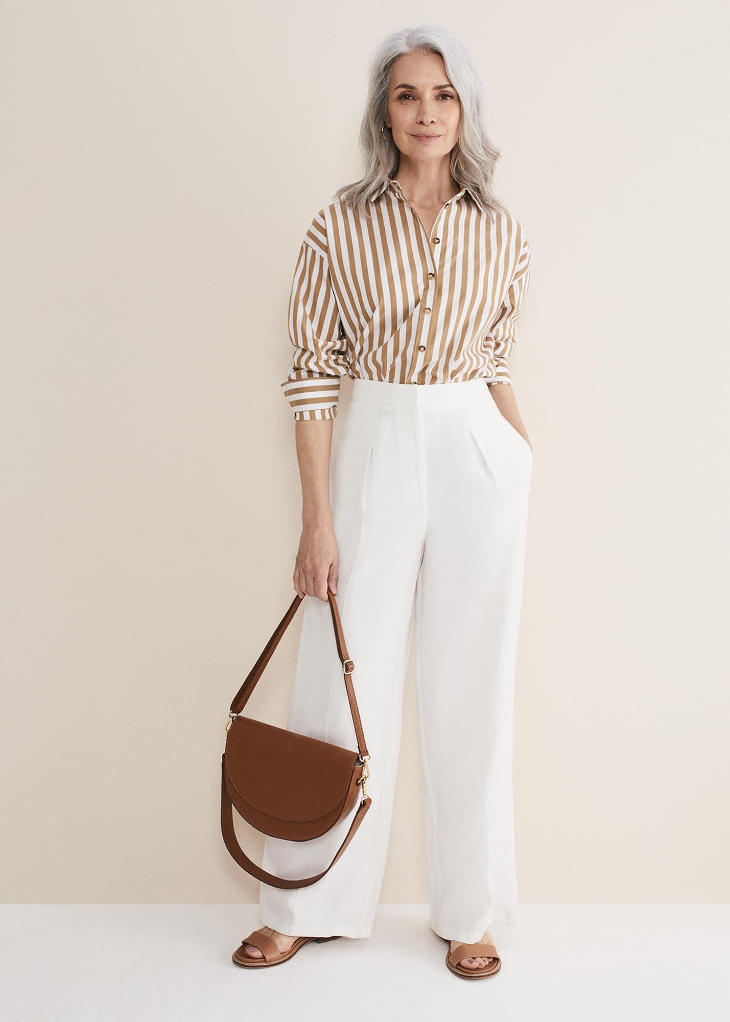 Stripe Camel Shirt