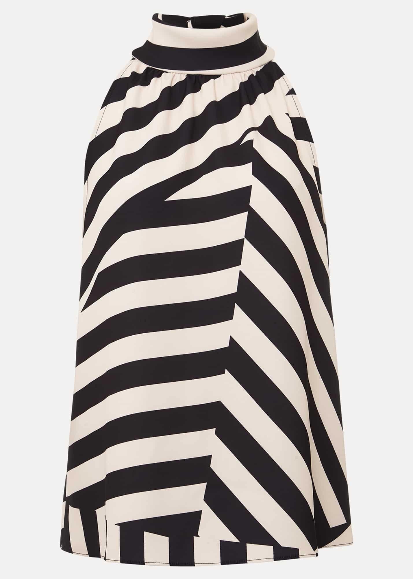 Lana Striped Halter Neck Top