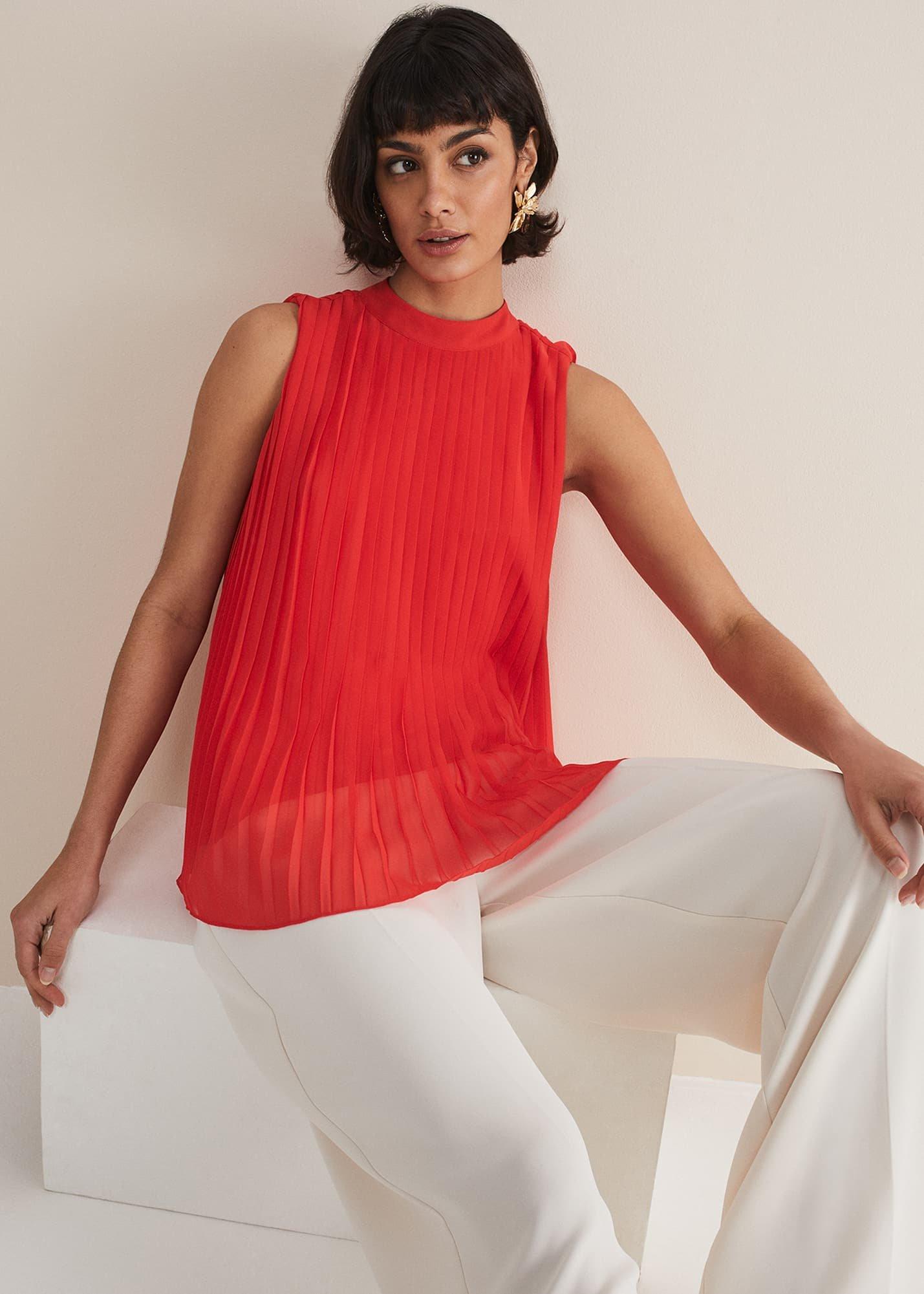 Nina Pleated Top